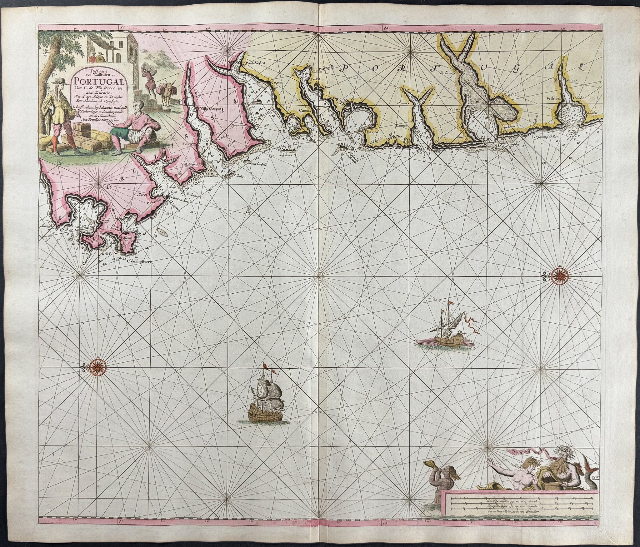 Map of the Iberian Coast