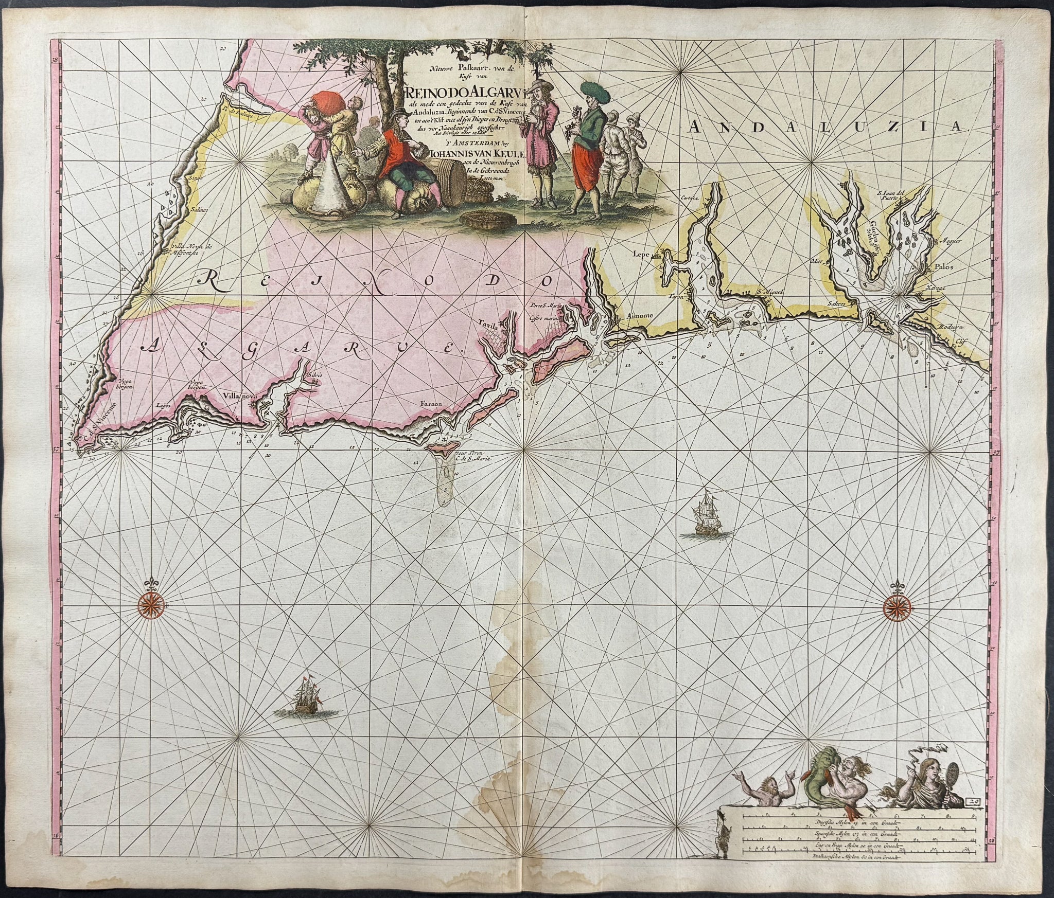 Coastal Chart of Portugal (Algarve)
