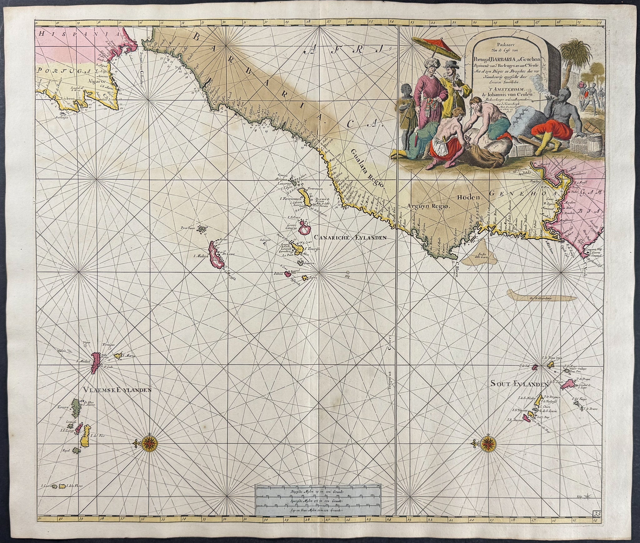 Map of the Northwest Coast of Africa