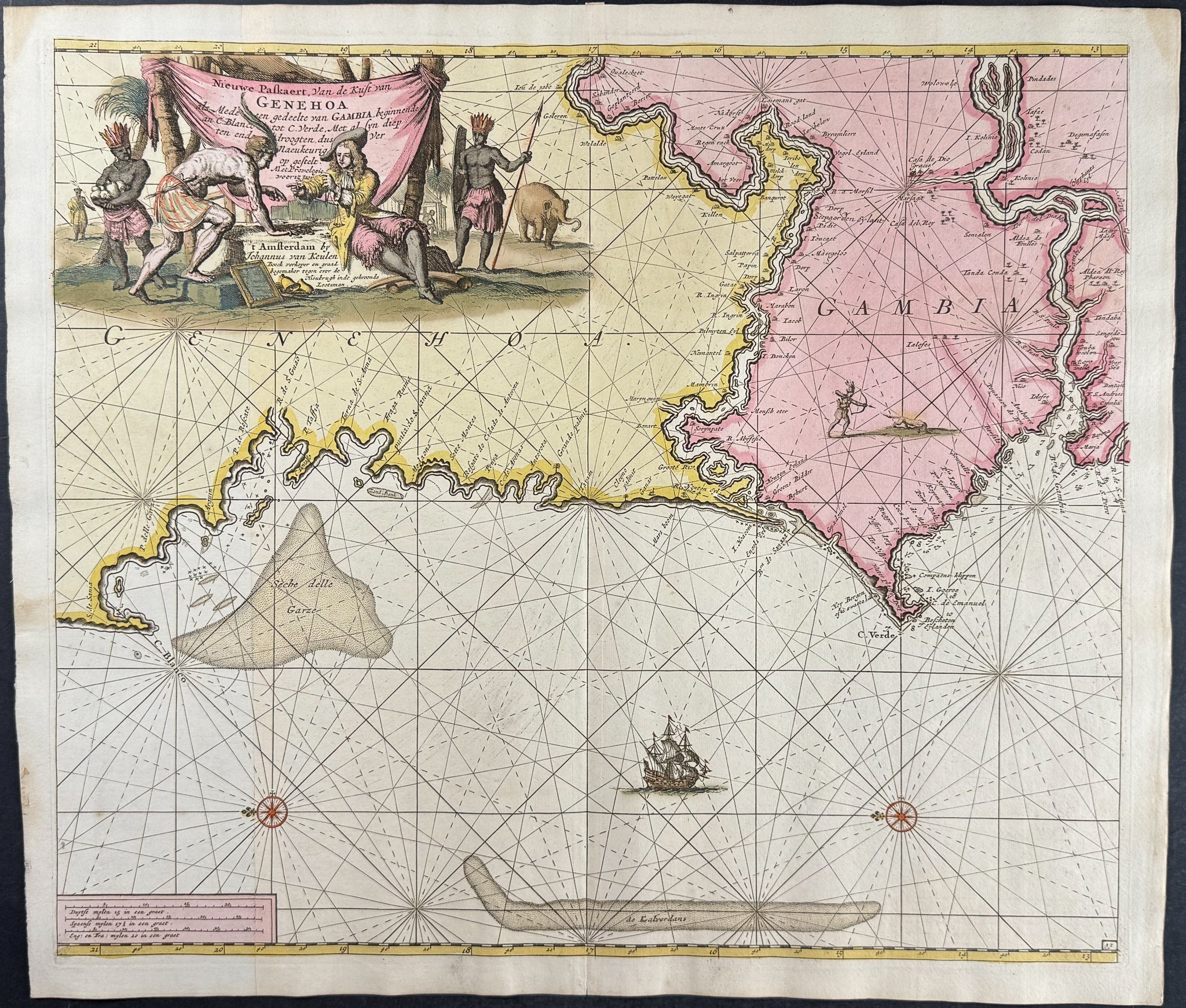 Map of the Coast of Western Africa