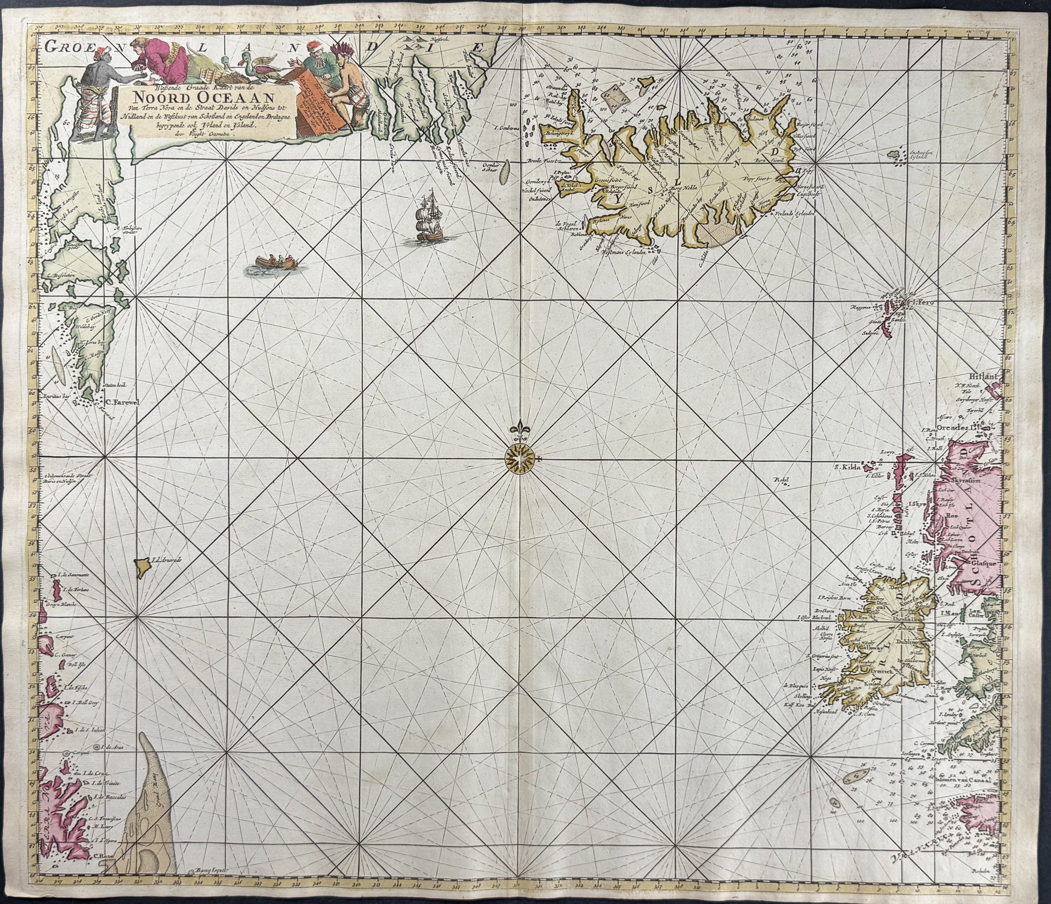 Waxing Degree Map of the North Ocean