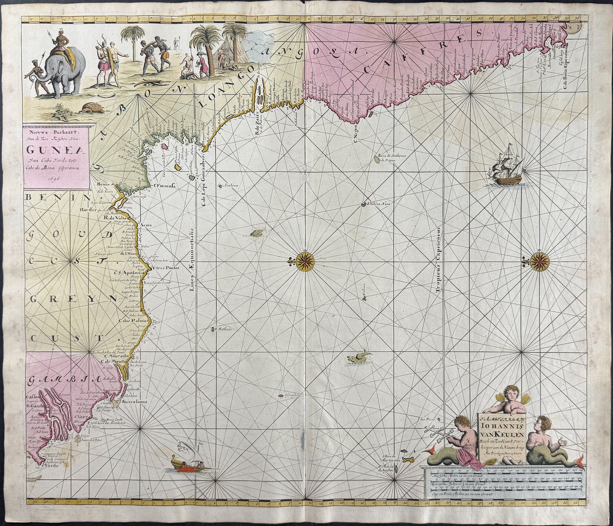 Map of the Coast of Guiana