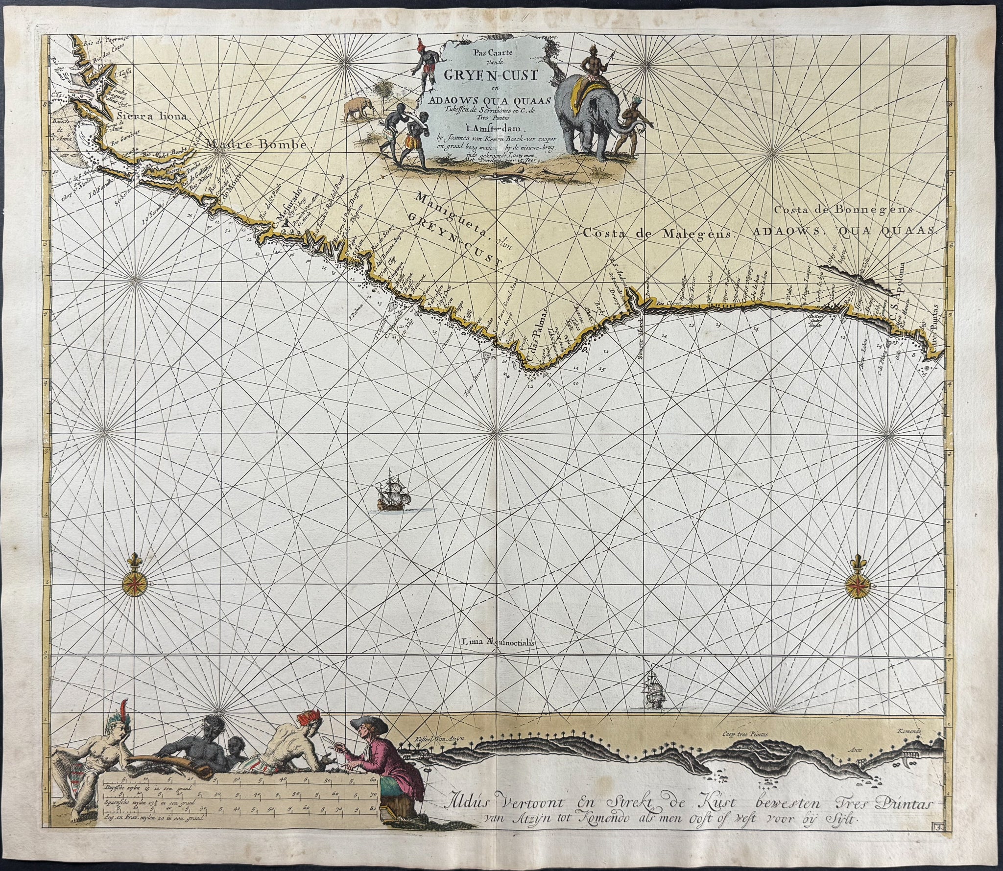 Coastal Map of West Africa