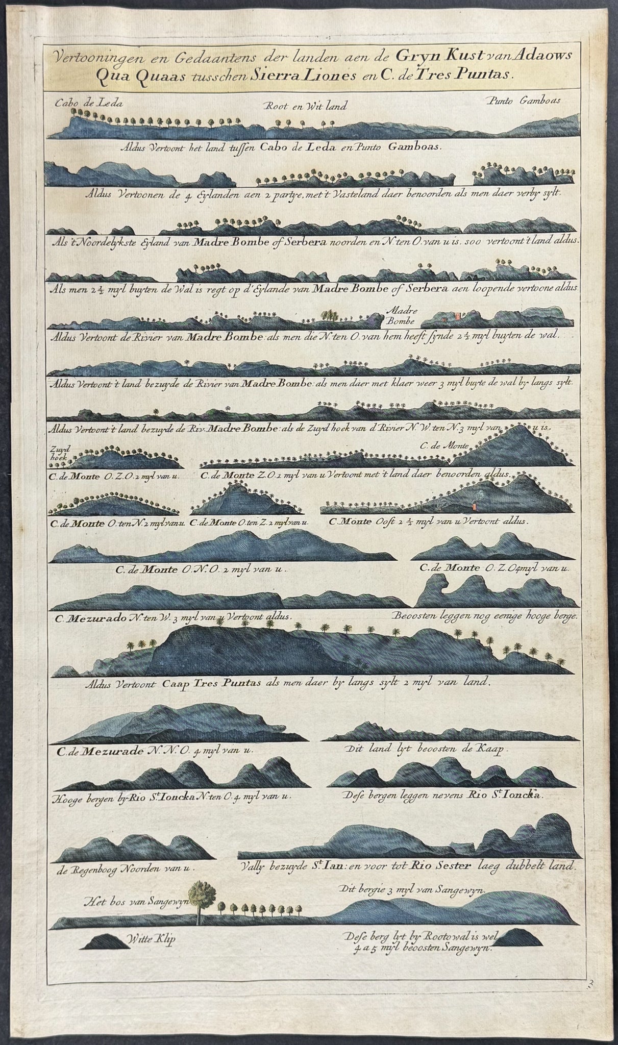 Views of the Coast of West Africa from the Sea