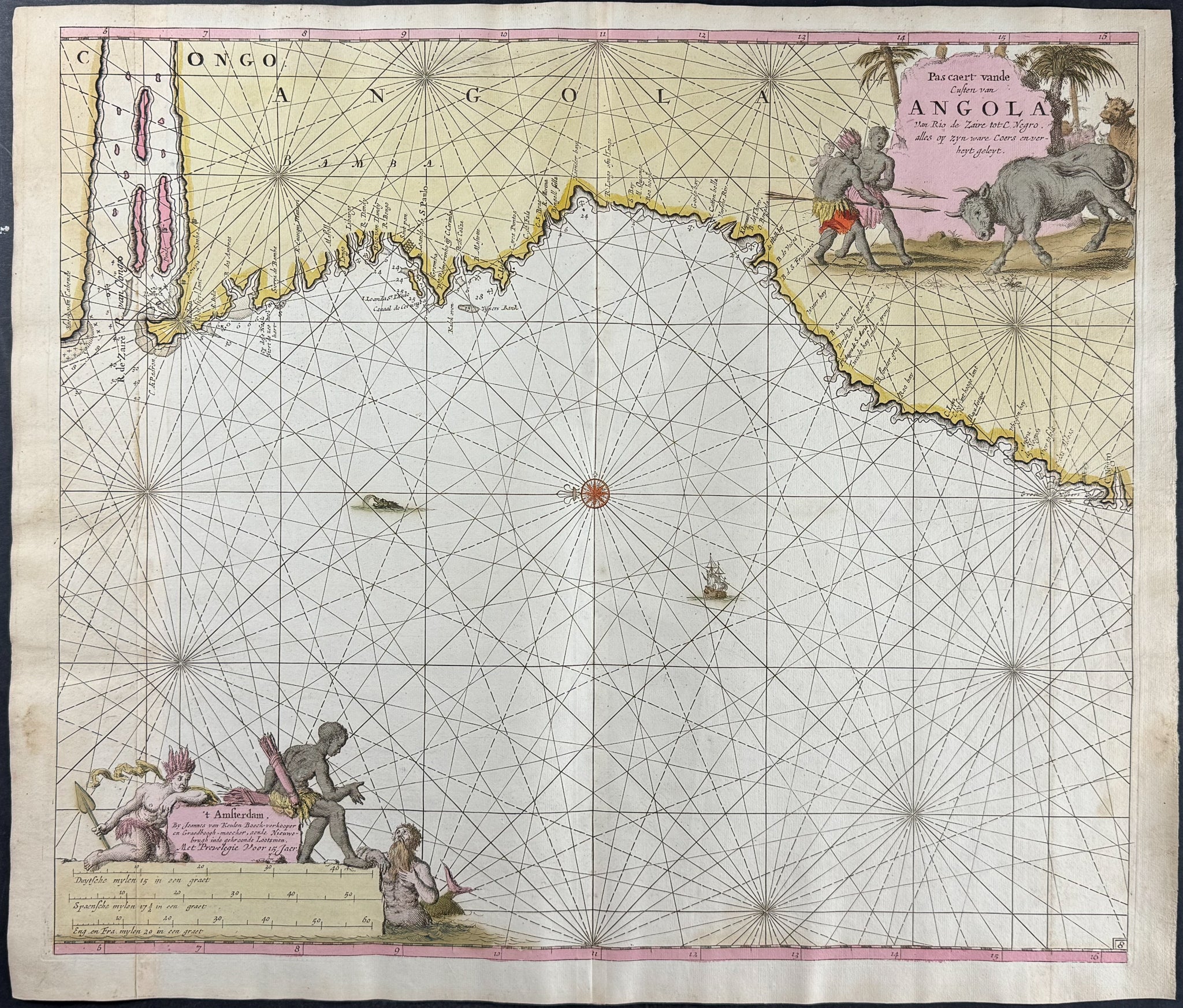 Map of the Angola Coast