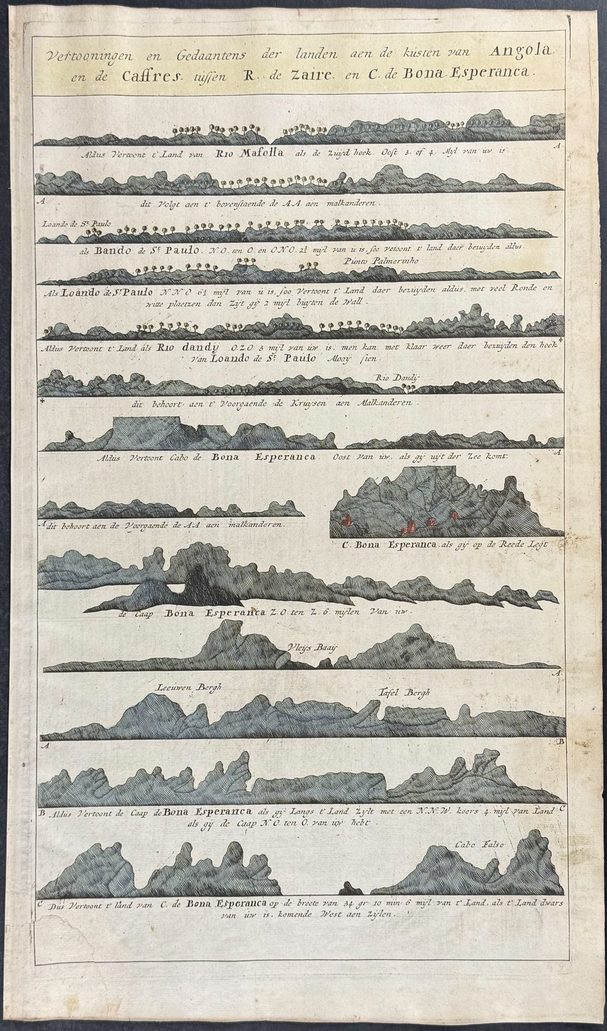 Views of the Coast of Angola from the Sea