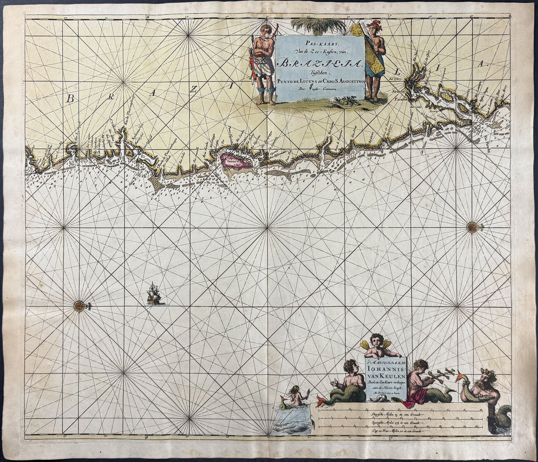 Coastal Map of Brazil