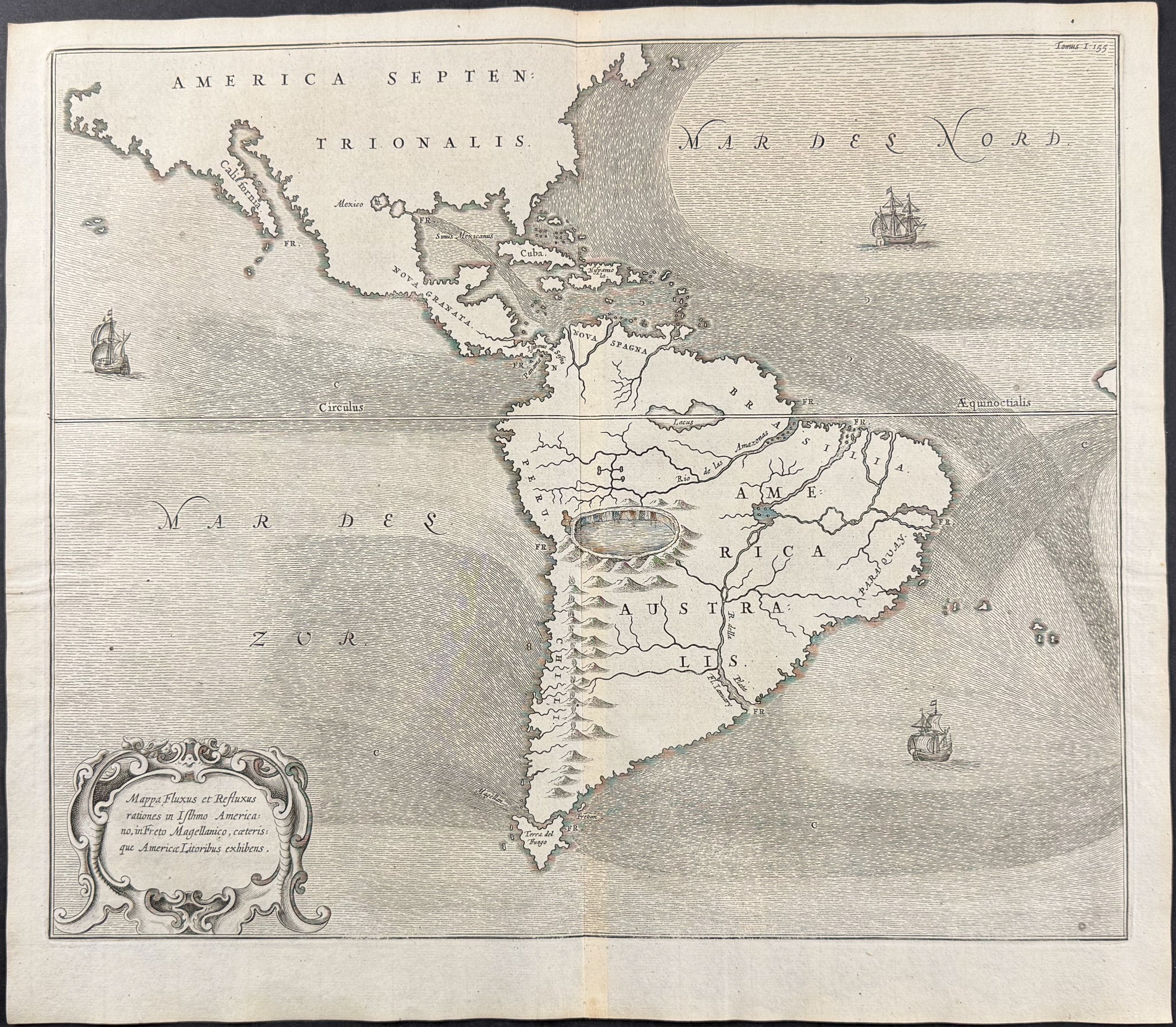 Map of the Americas (New World)