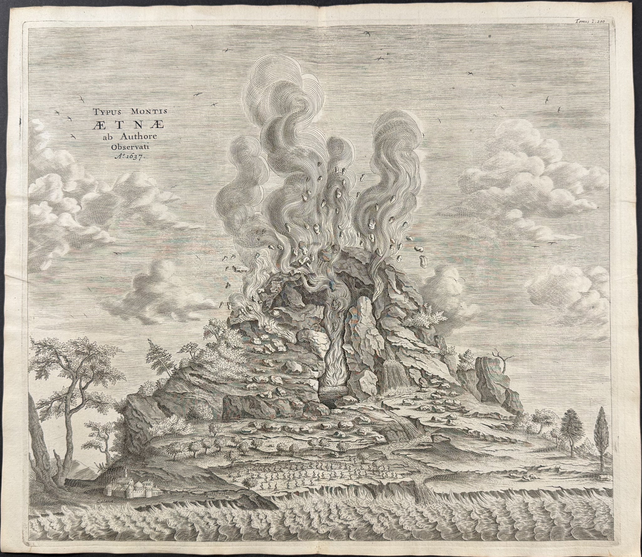 Eruption of Mount Etna, Volcano