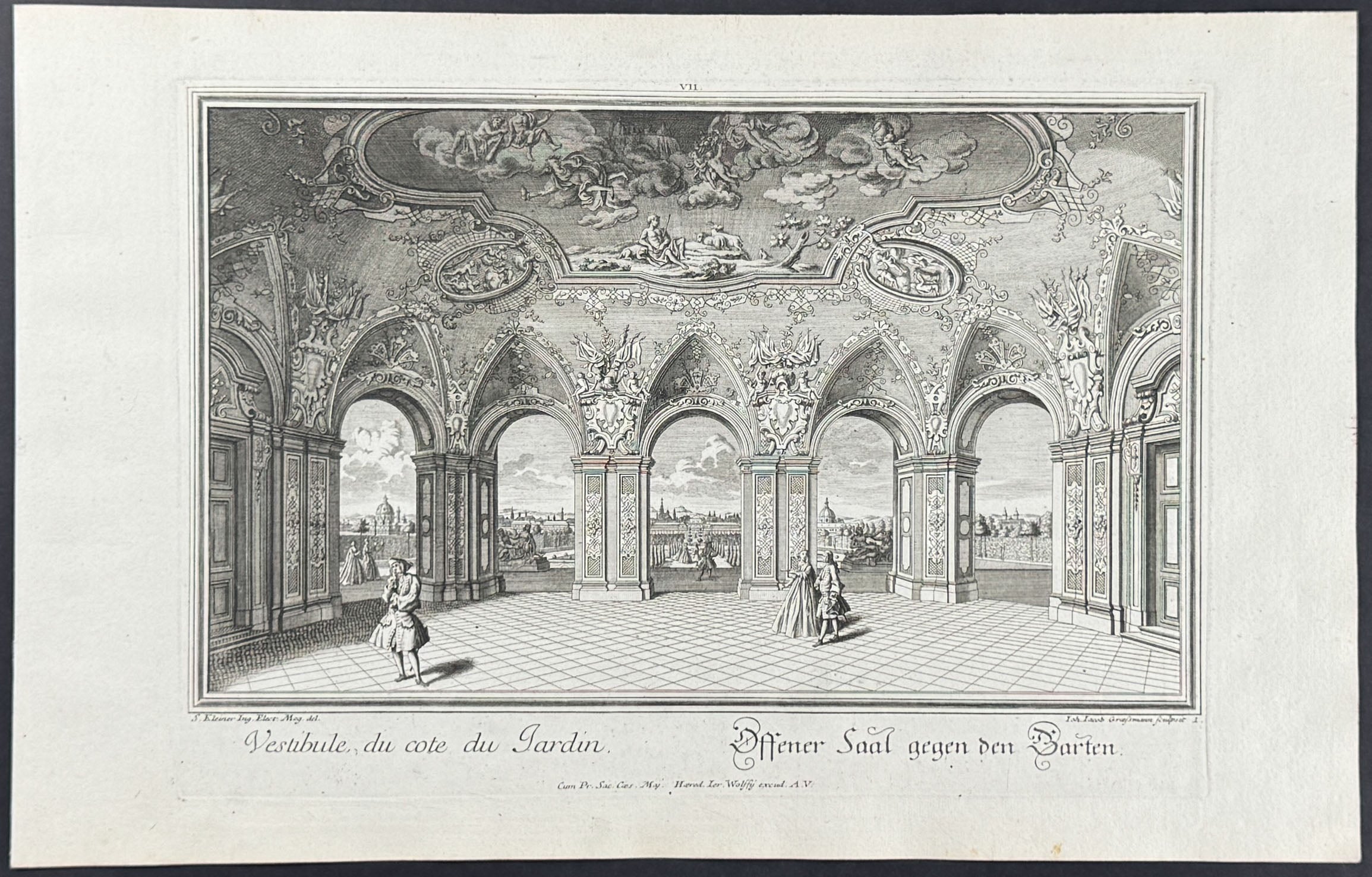 Vestibule - Vestibule du cote du Jardin