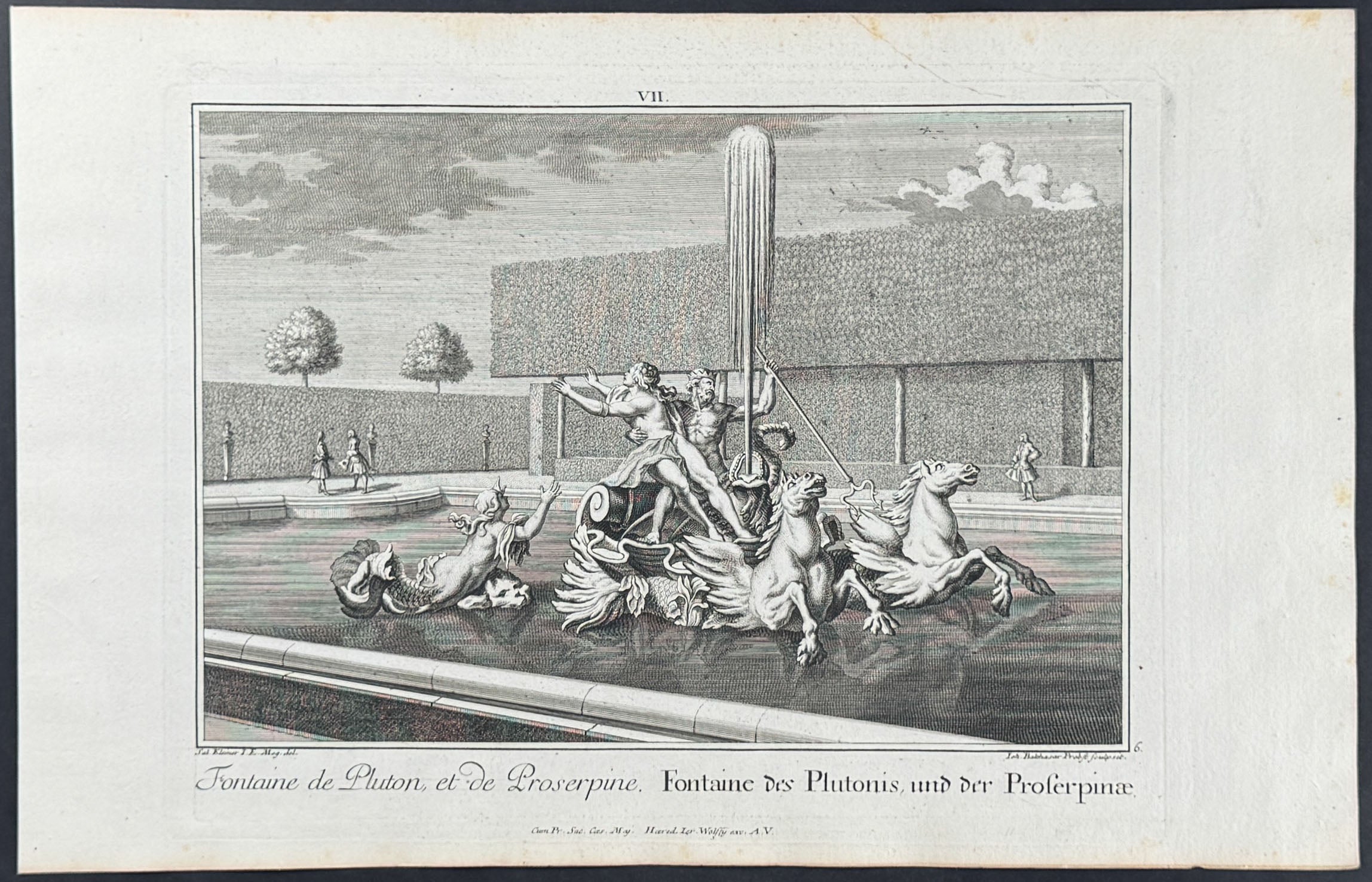 Fountain of Pluto and Proserpine - Fontaine de Pluton, et de Proserpine