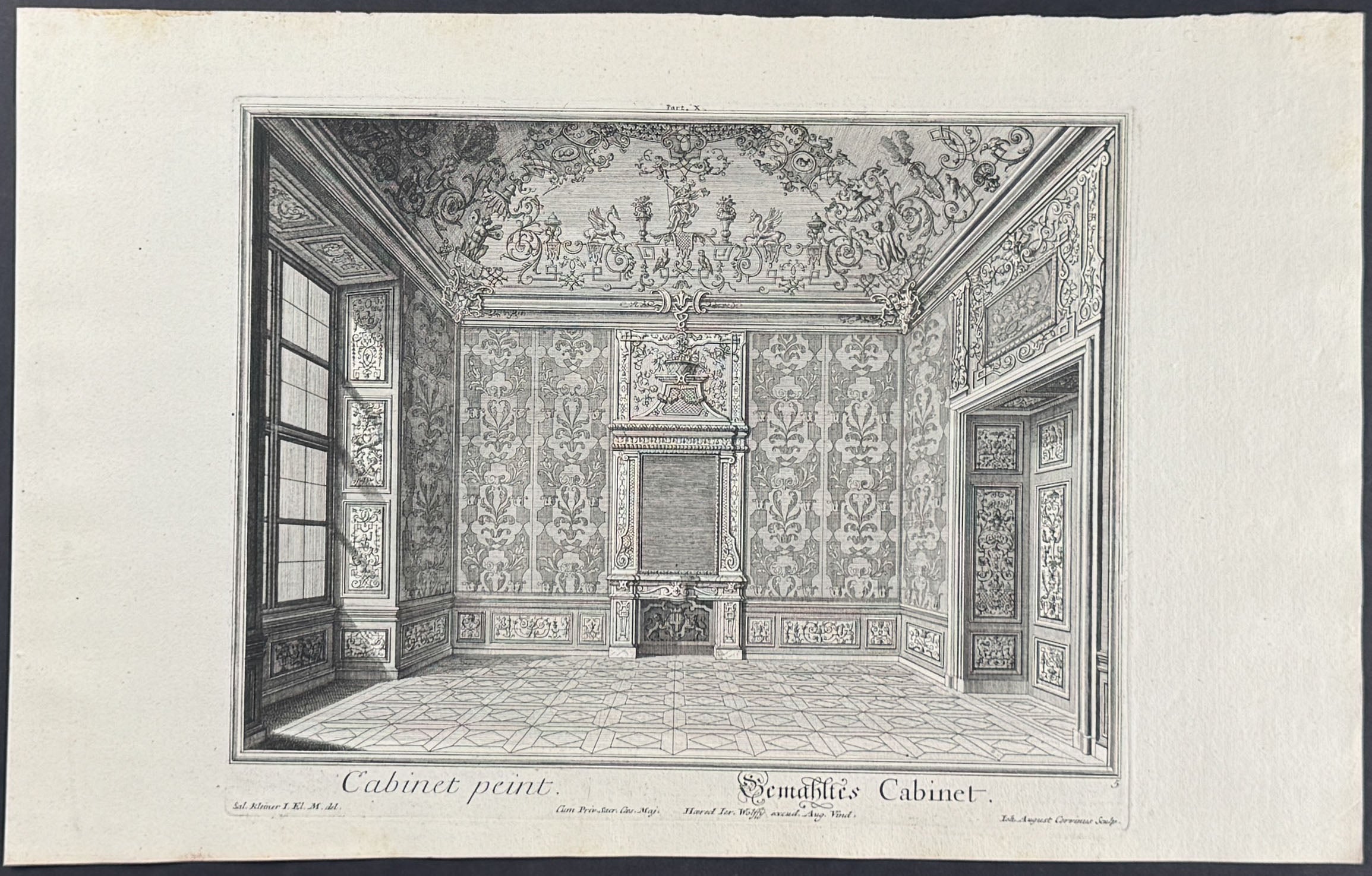 Painted Office - Cabinet peint
