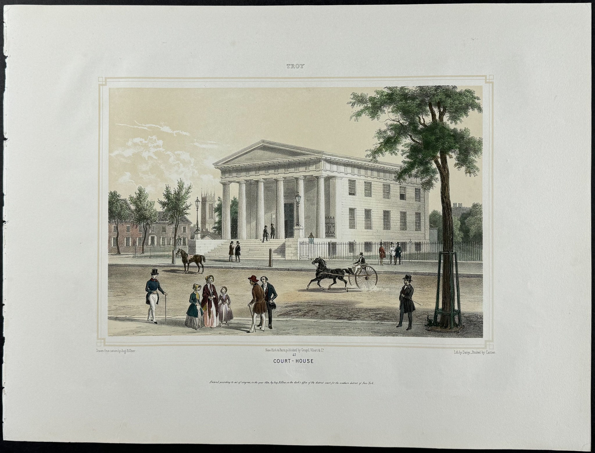 Court-House, Troy, New York