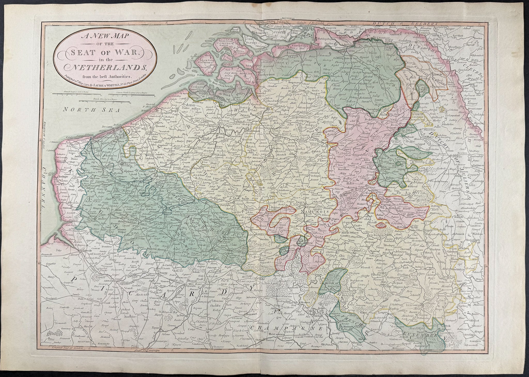 Map of the Netherlands [The Netherlands, or Ten Catholic Provinces]