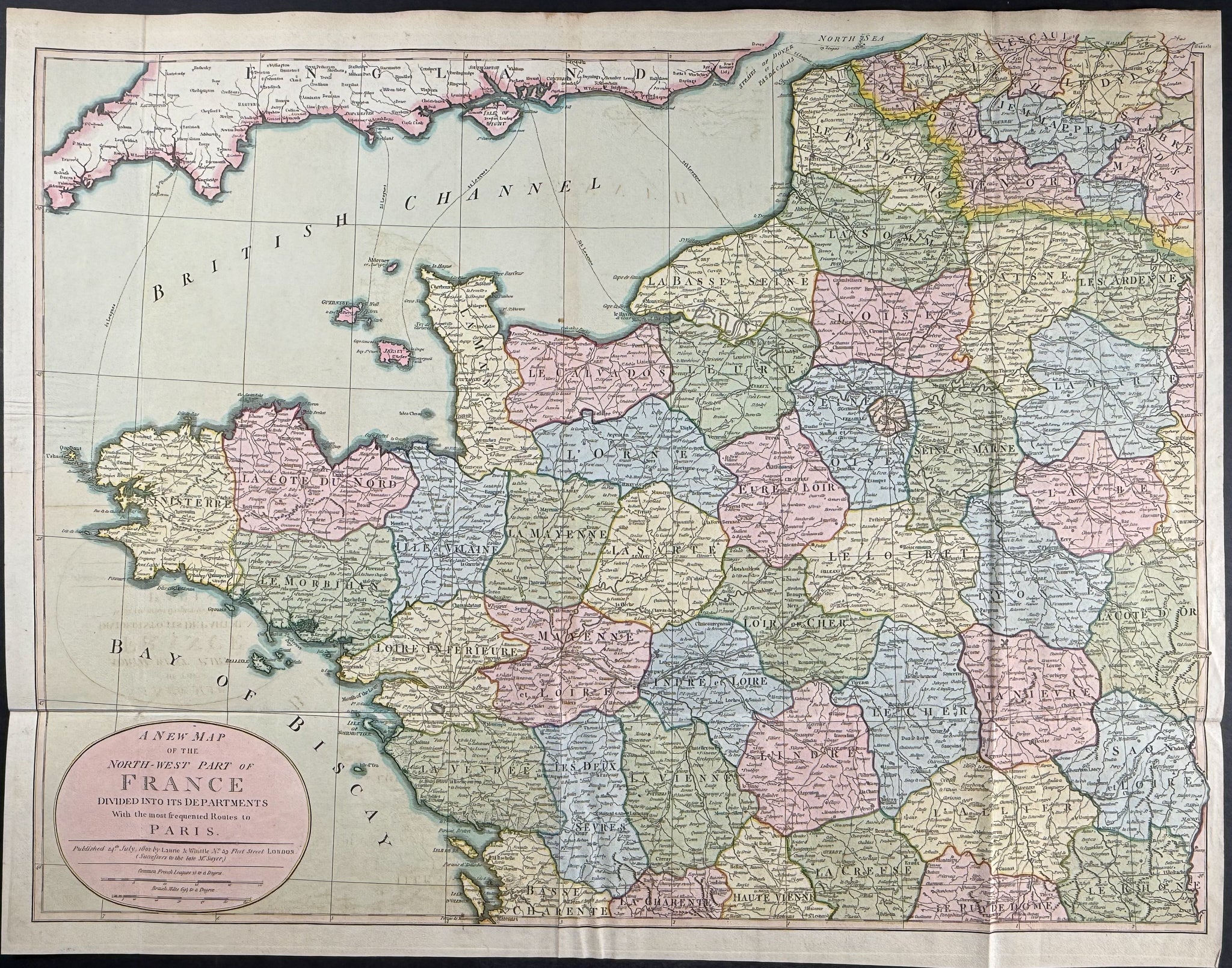 Map of France [North-West Part of France]