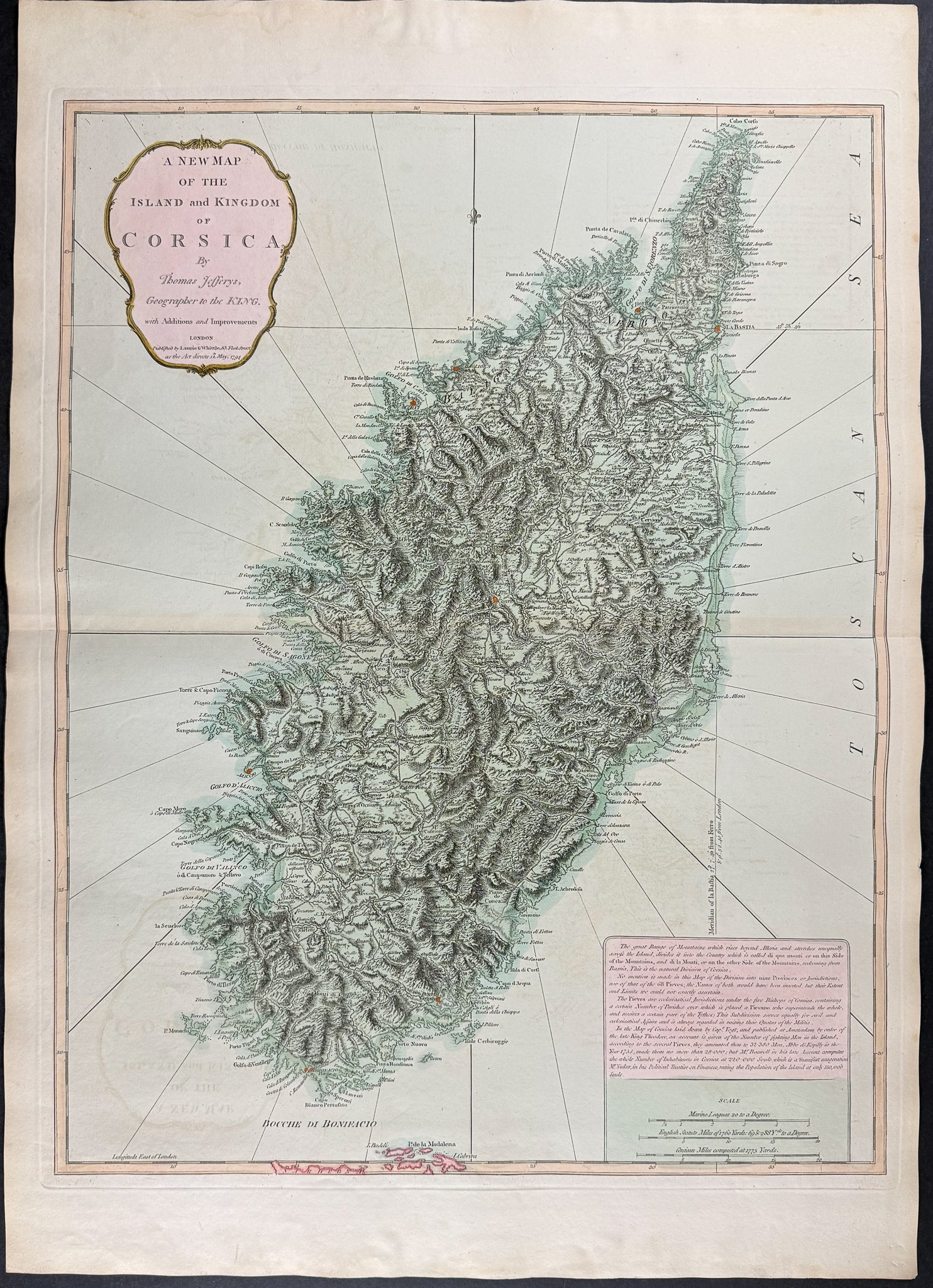 Map of Corsica [The Island of Corsica]
