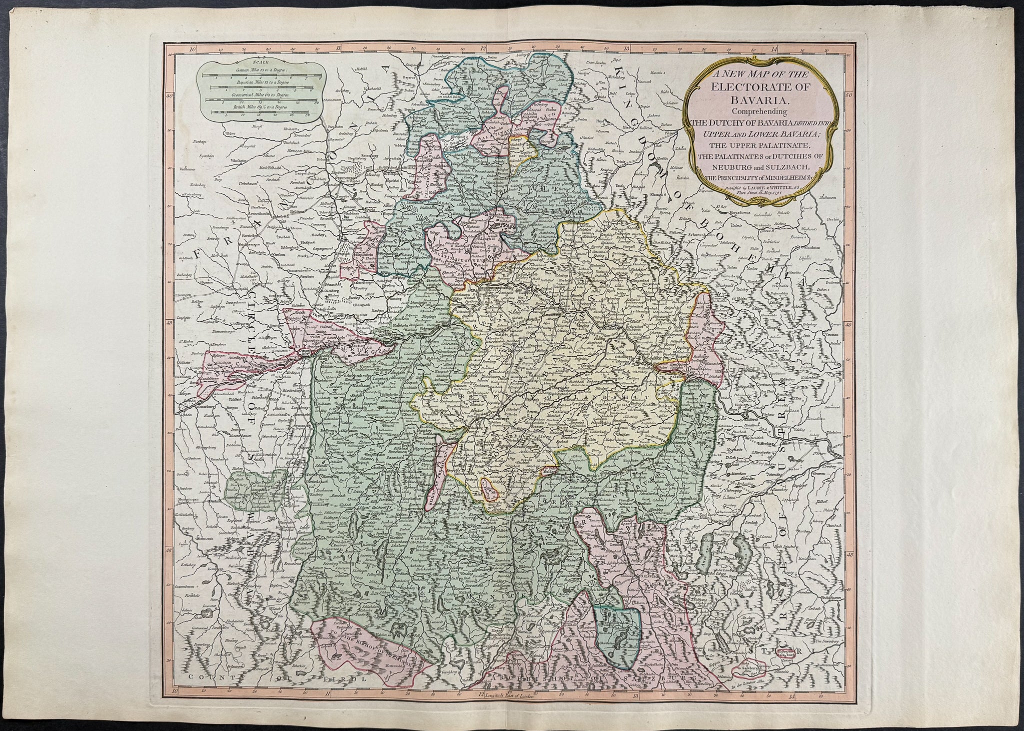 Map of Bavaria [The Electorate of Bavaria]