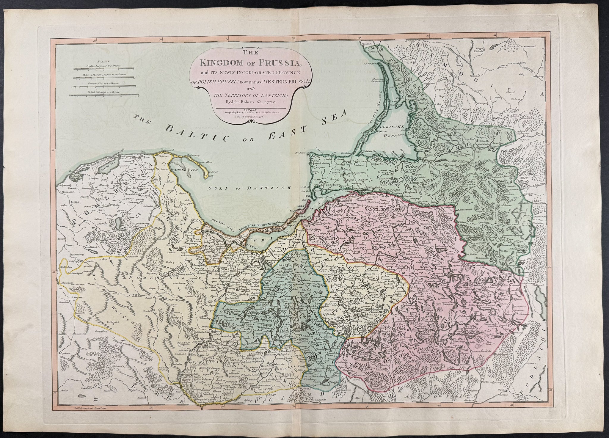 Map of Prussia [The Kingdom of Prussia]