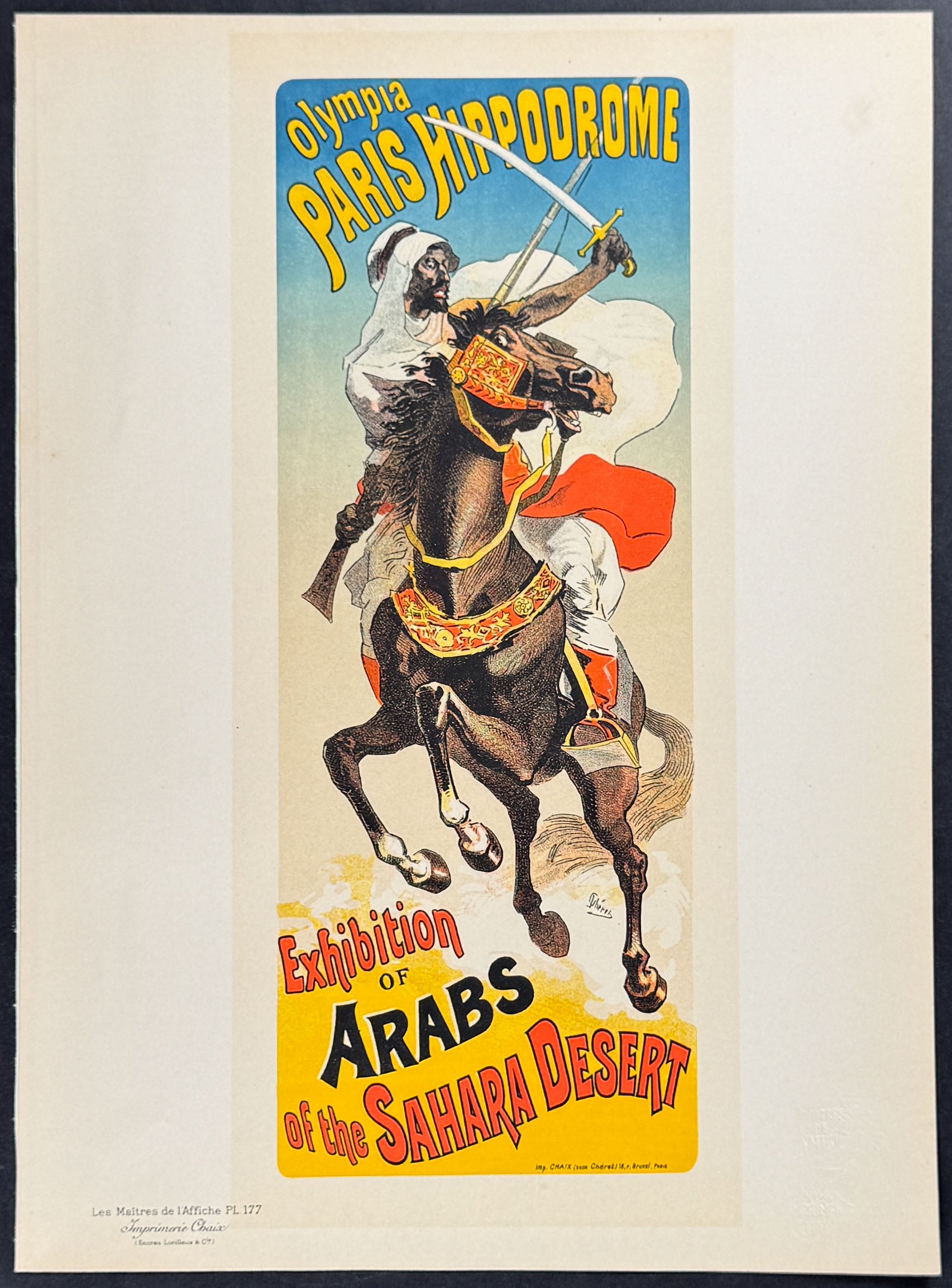 Exhibition d'Arabes du Sahara