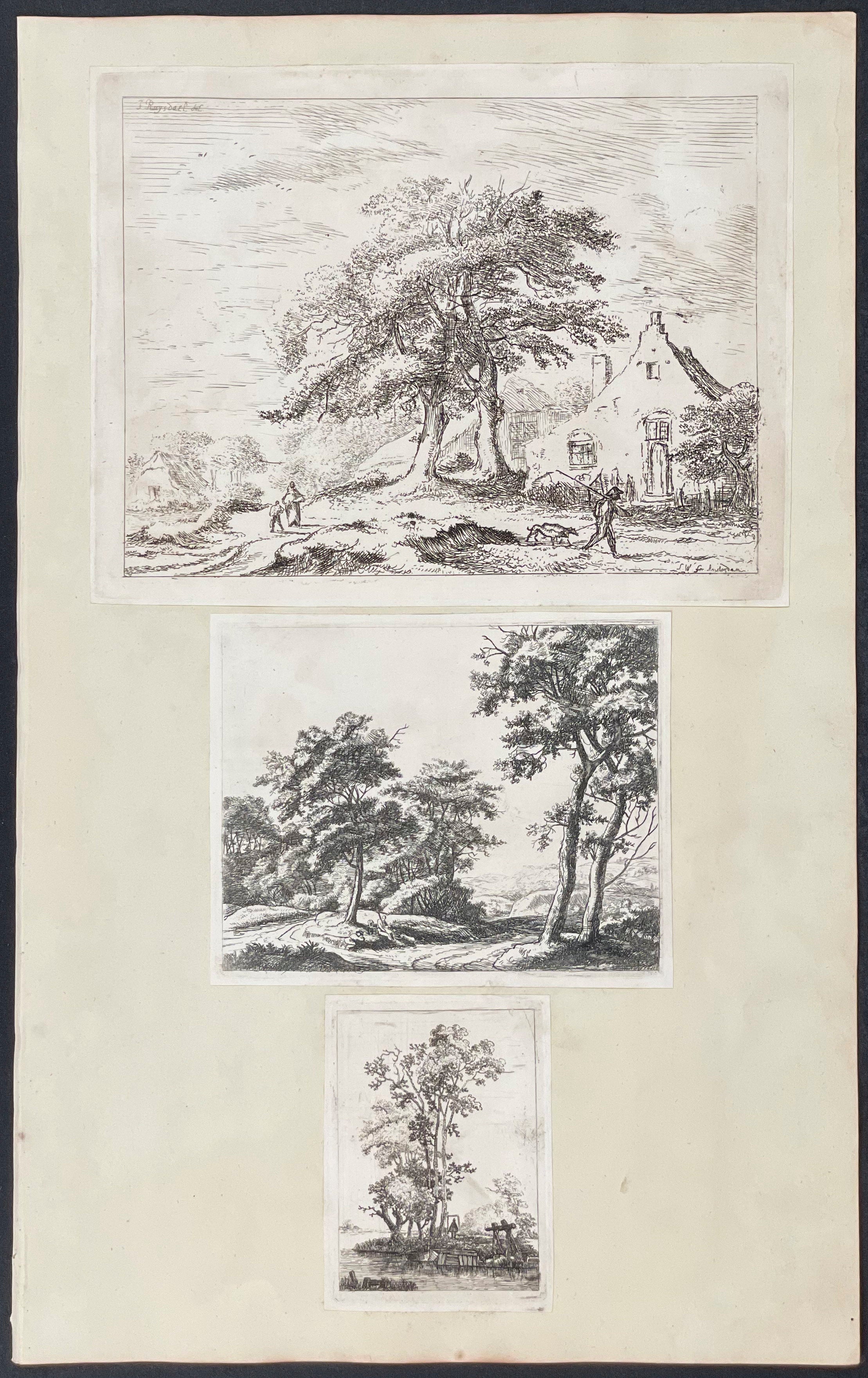 3 Etchings to One Page (etching size varies)