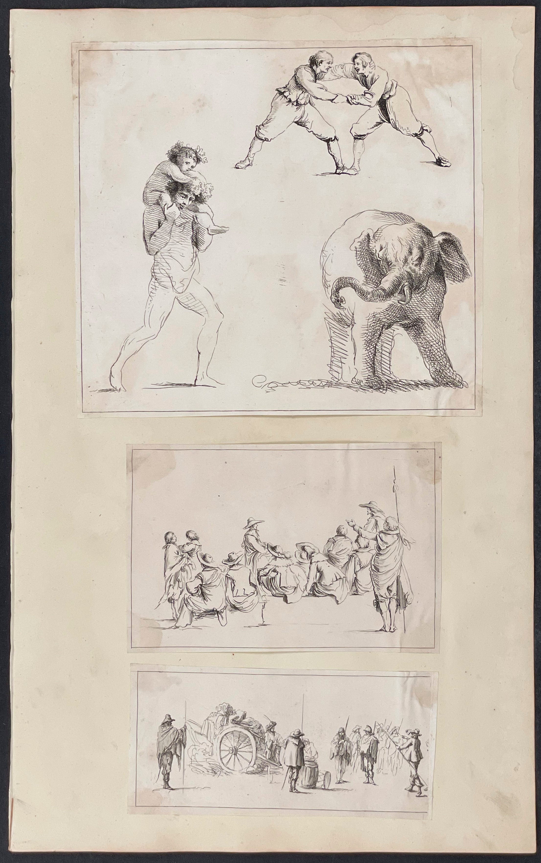 3 Etchings to One Page (etching size varies)