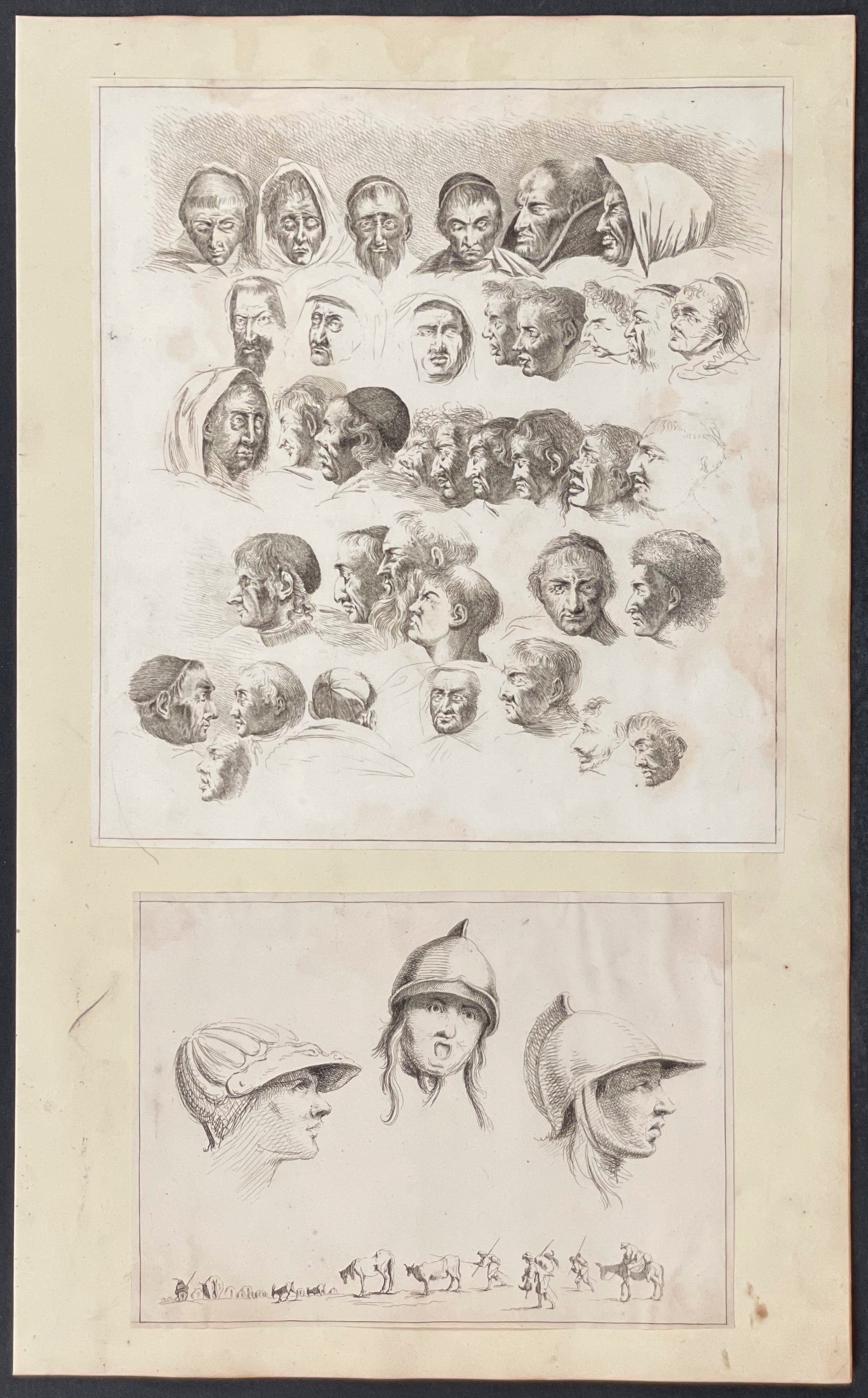 2 Etchings to One Page (etching size varies)