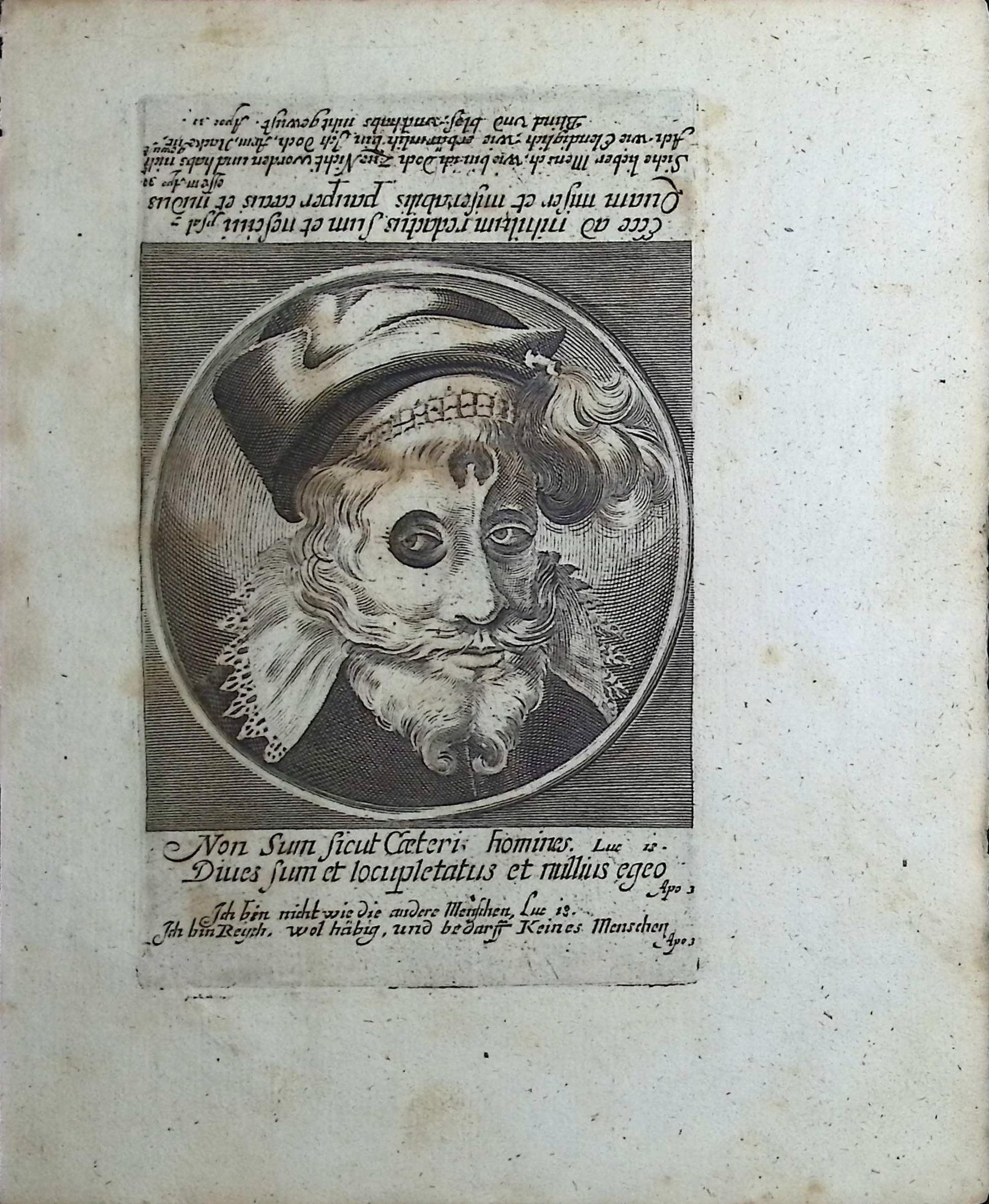 Dance of Death (Image is man in one direction, Skeleton when flipped)