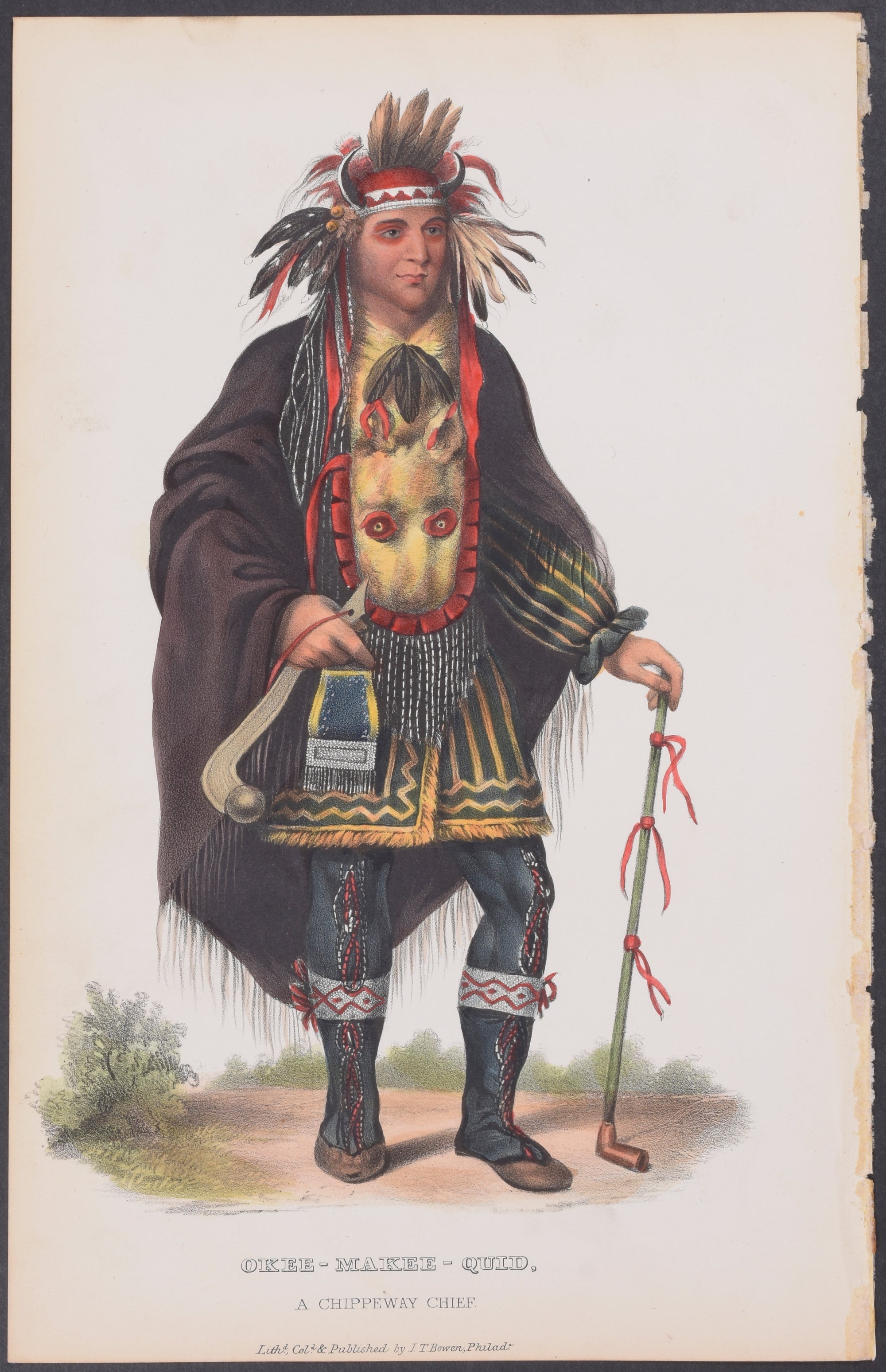 Moa-Na-Hon-Ga, An Ioway Chief