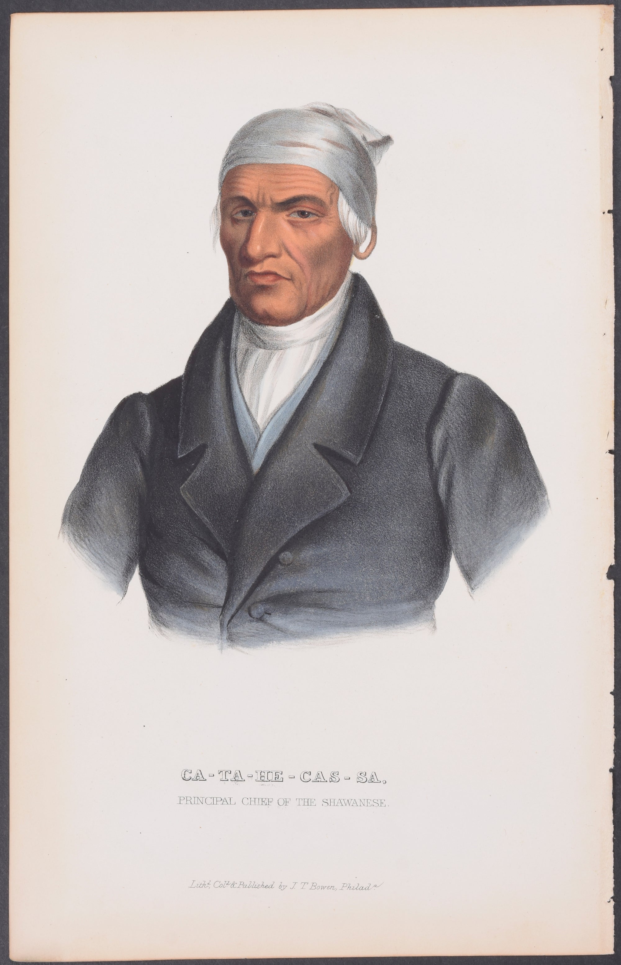 Ca-Ta-He-Cas-Sa, Principal Chief Of The Shawanese
