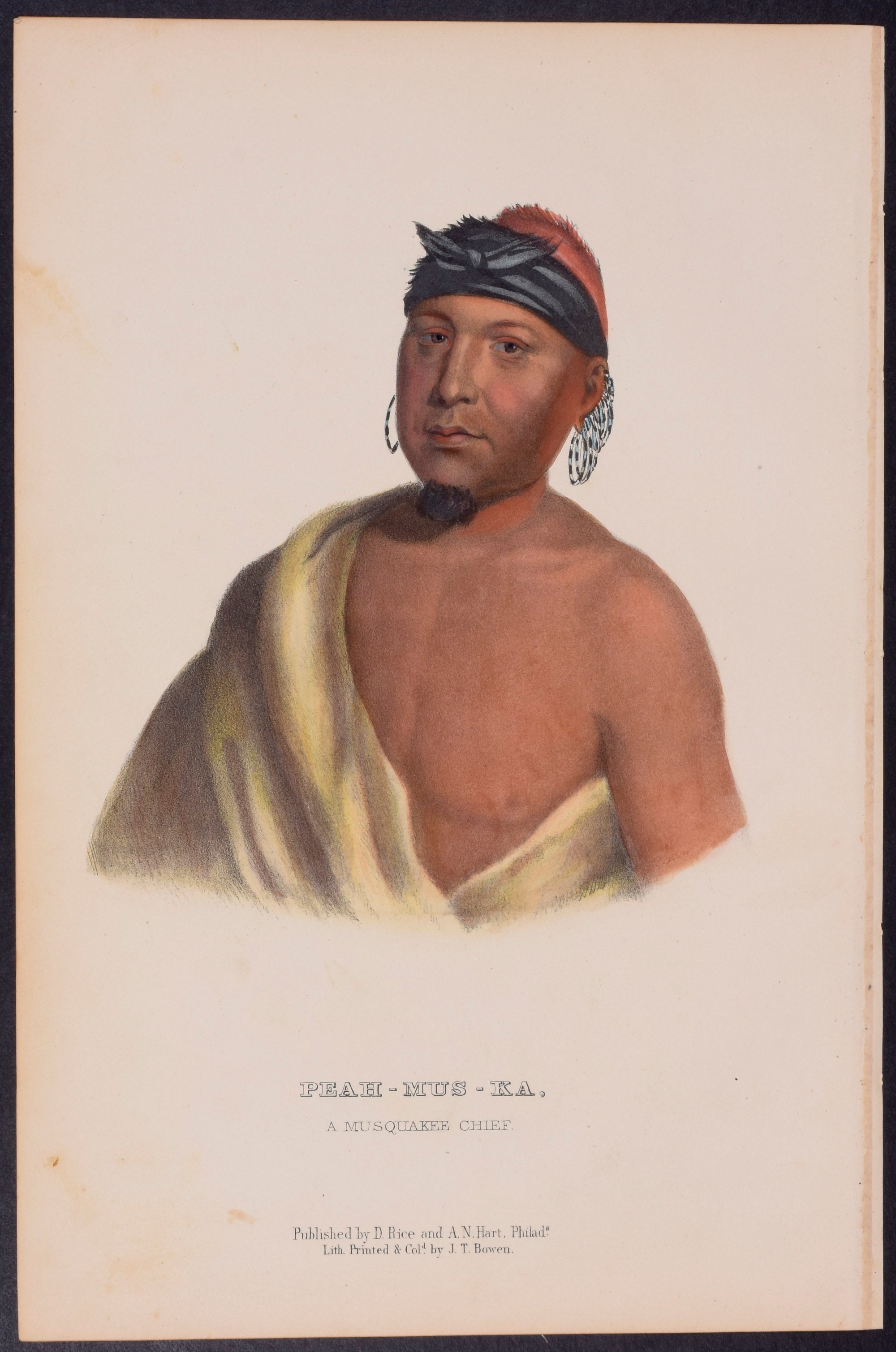 Kish-Kal-Wa, A Shawanoe Chief