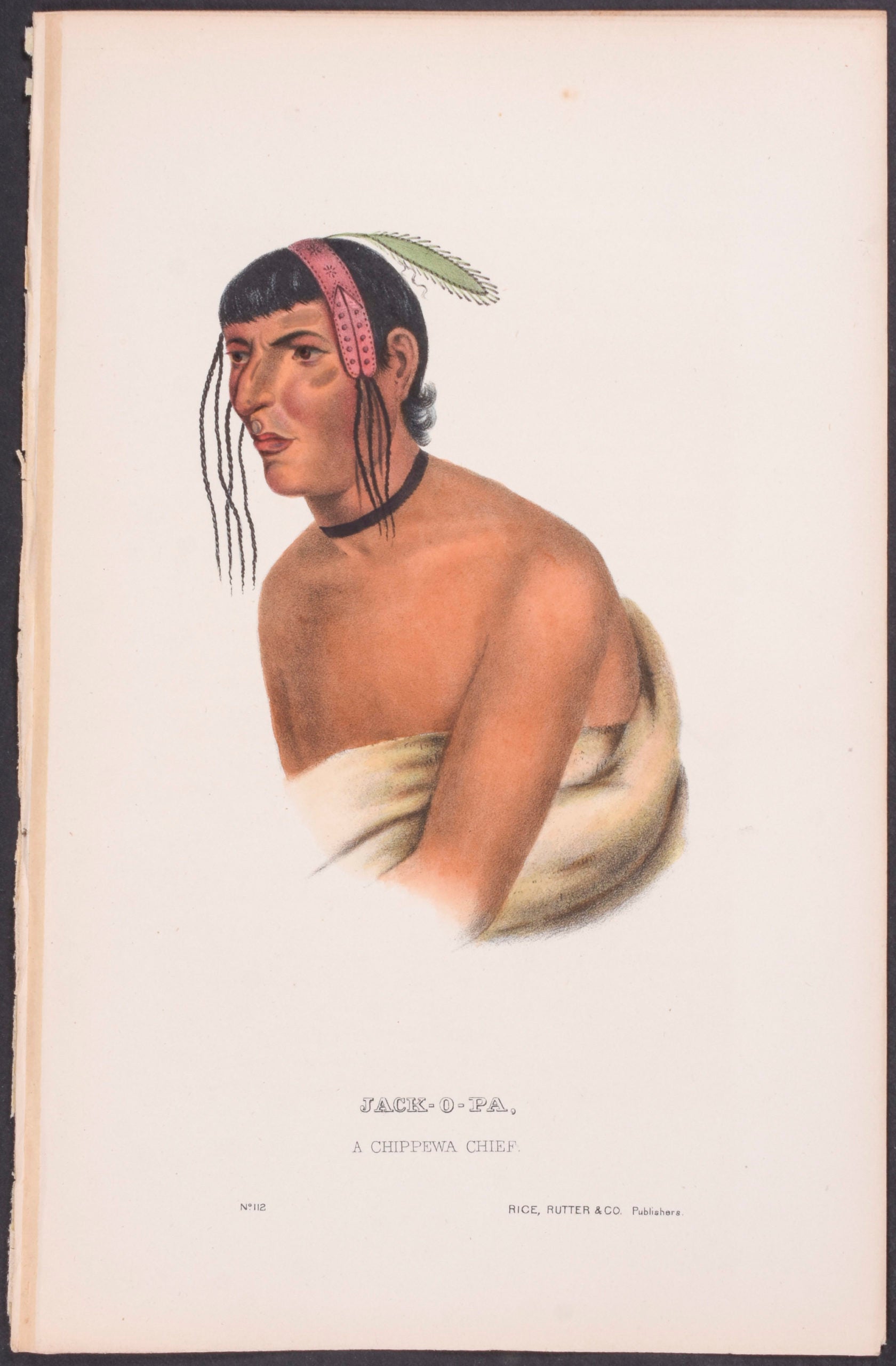 Jack-O-Pa, A Chippewa Chief