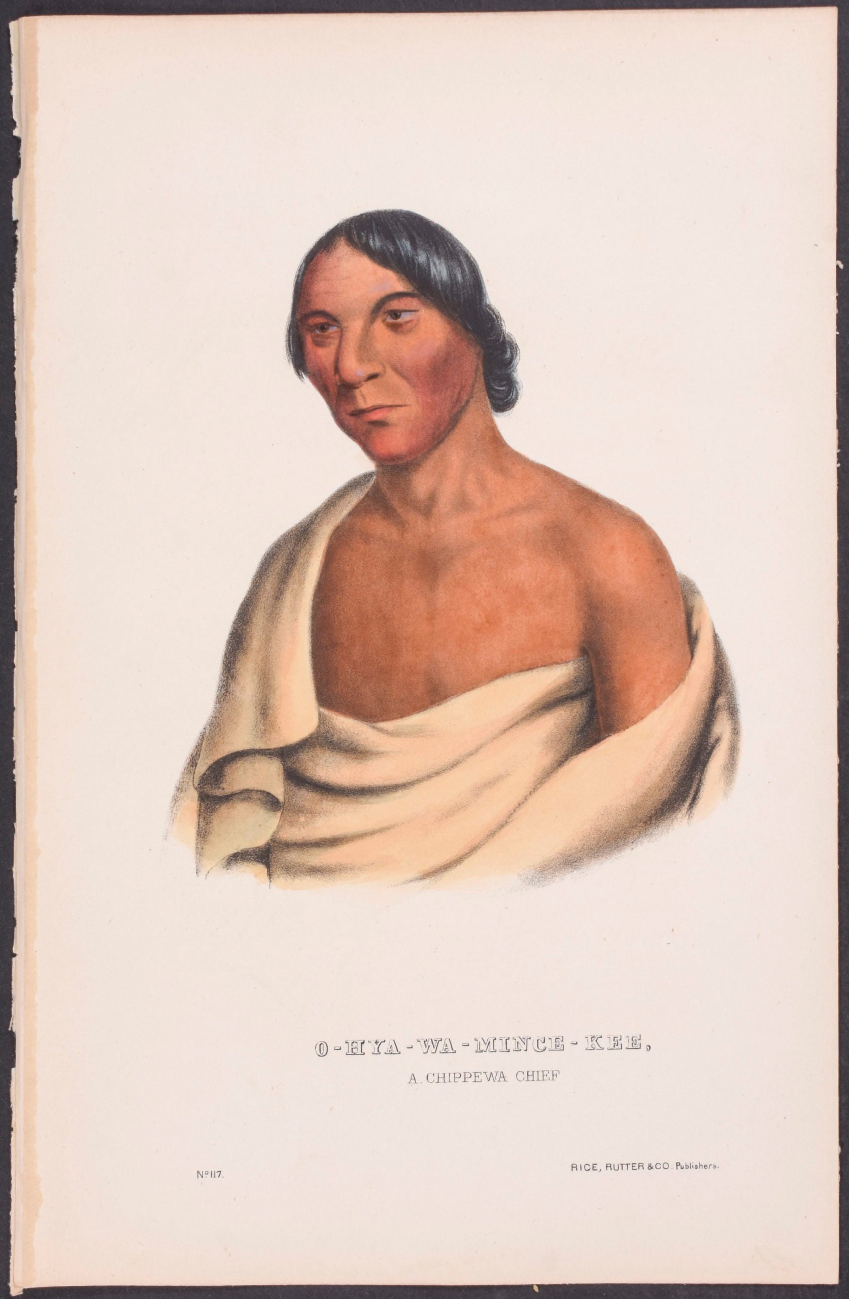 O-Hya-Wa-Mince-Kee, A Chippewa Chief