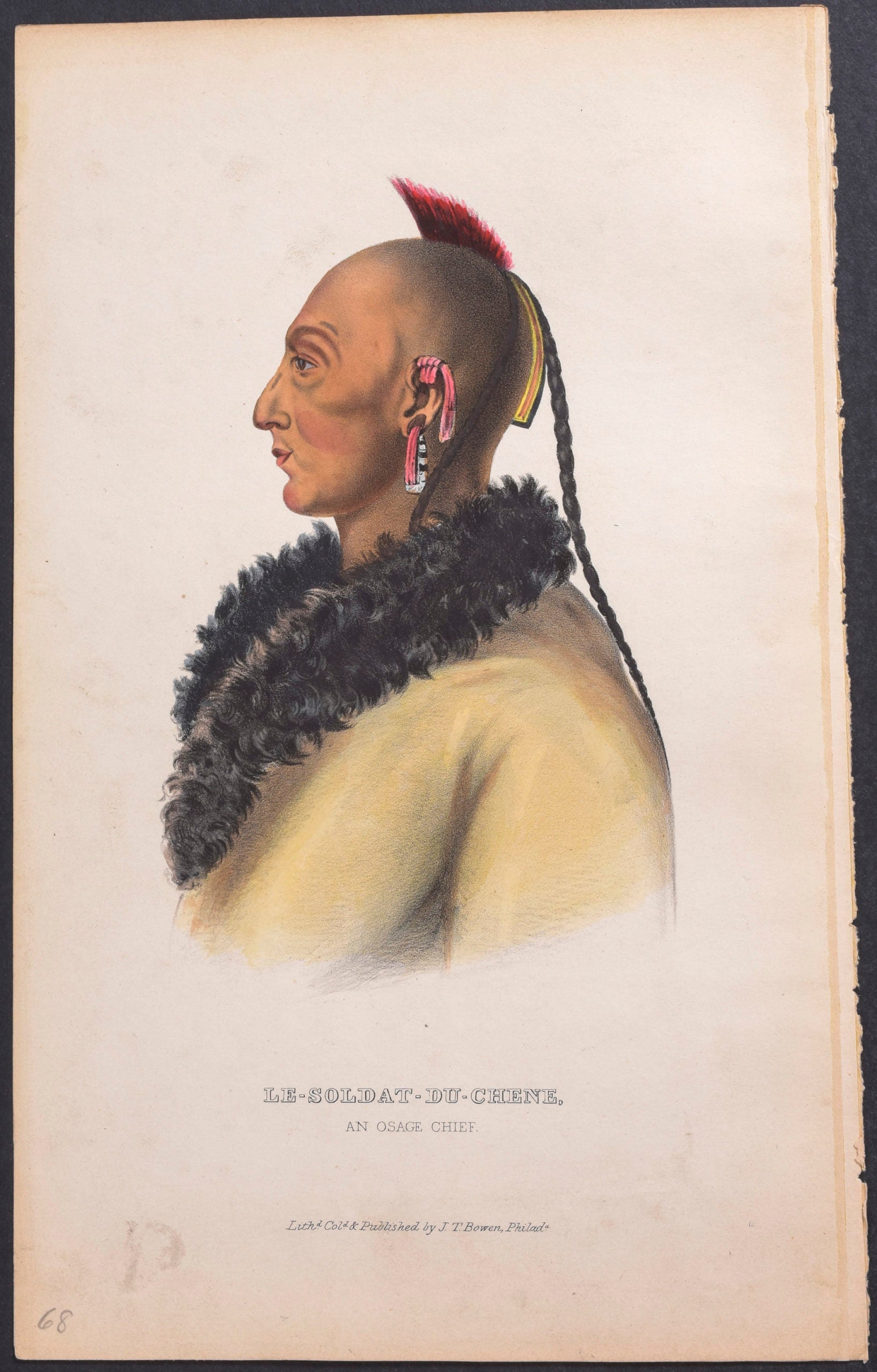 Le-Soldat-Du-Chene, An Osage Chief