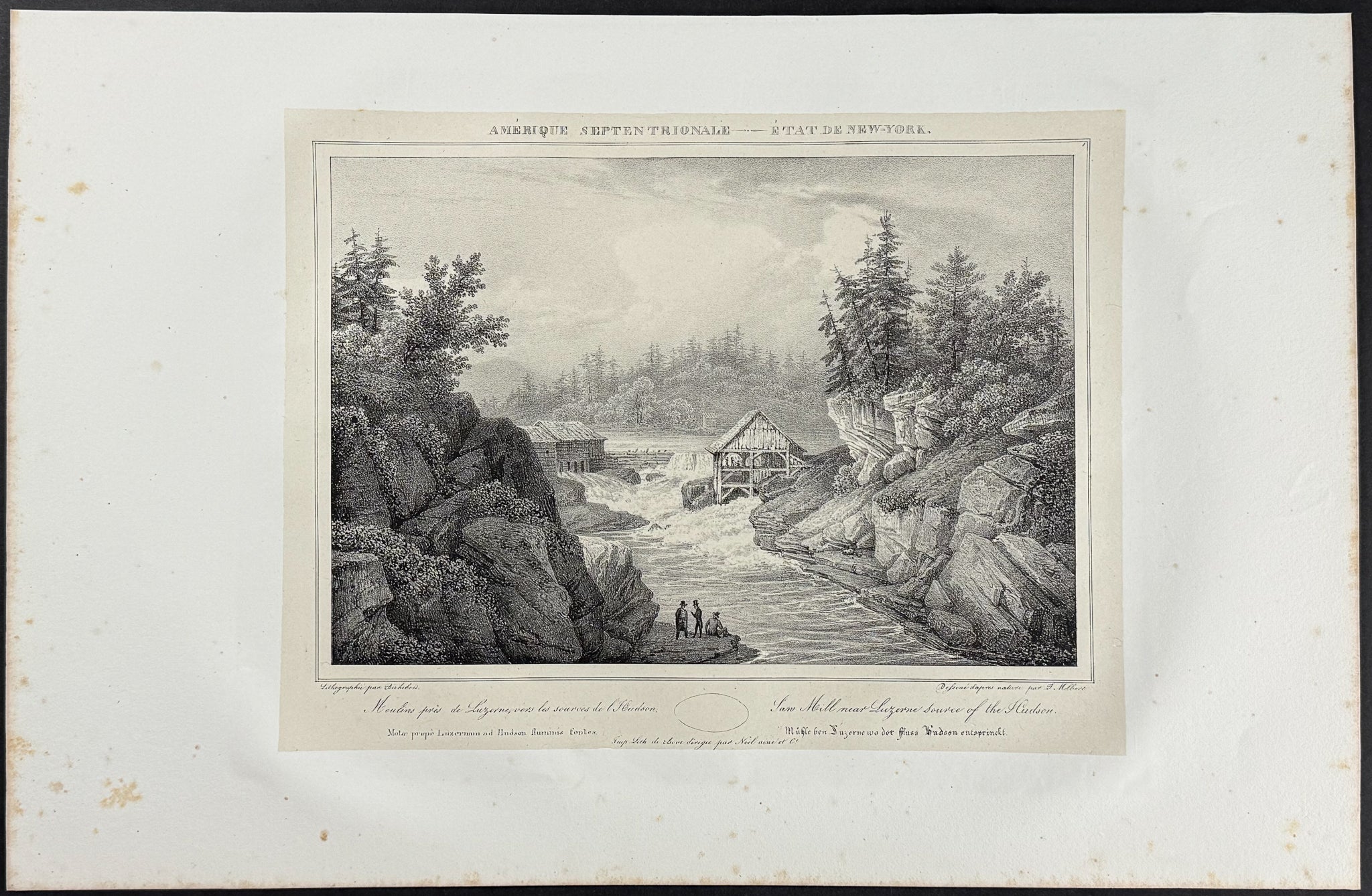 Saw Mill near Luzerne Source of the Hudson