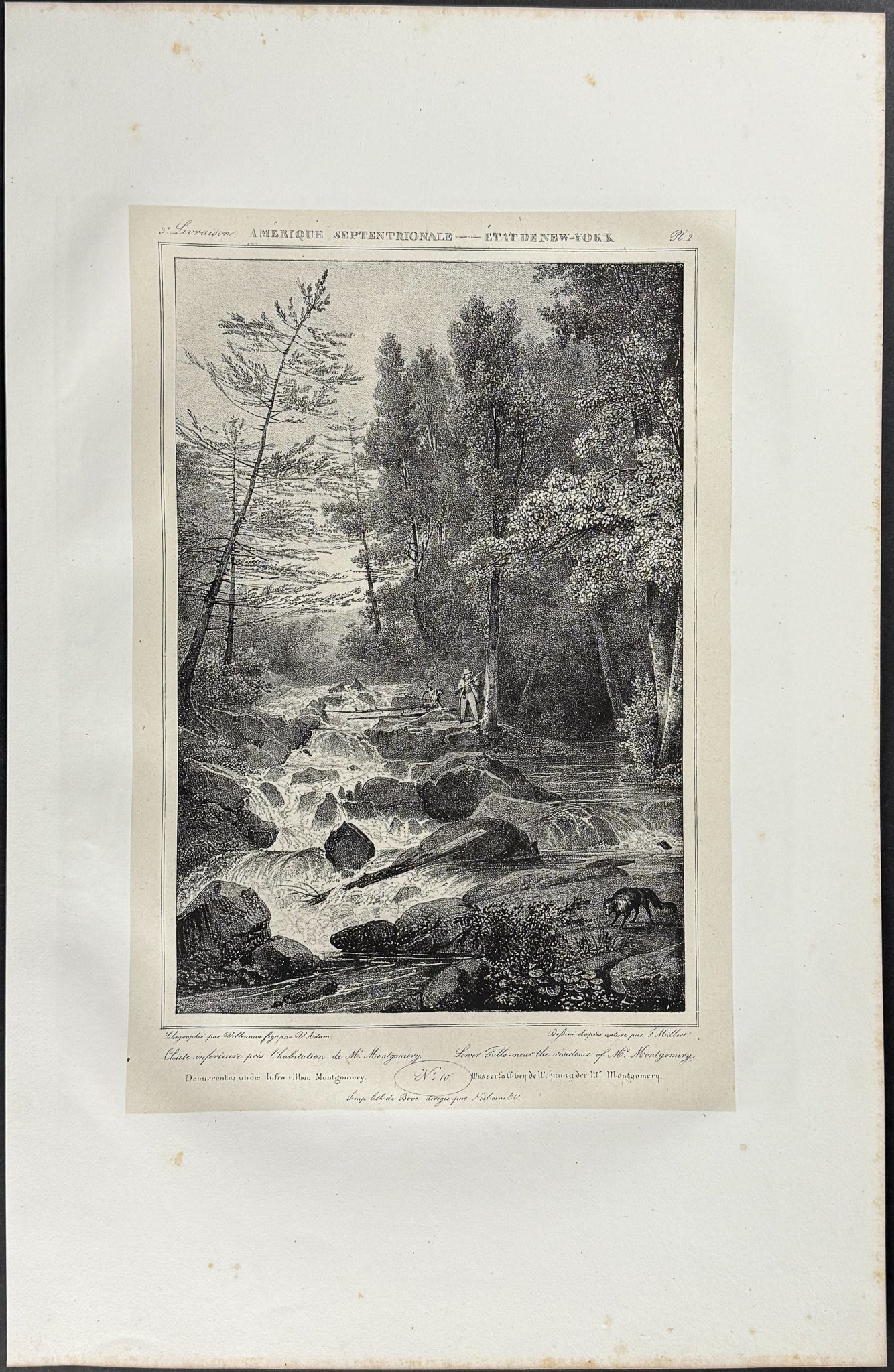 Lower Falls near the residence of Mrs. Montgomery