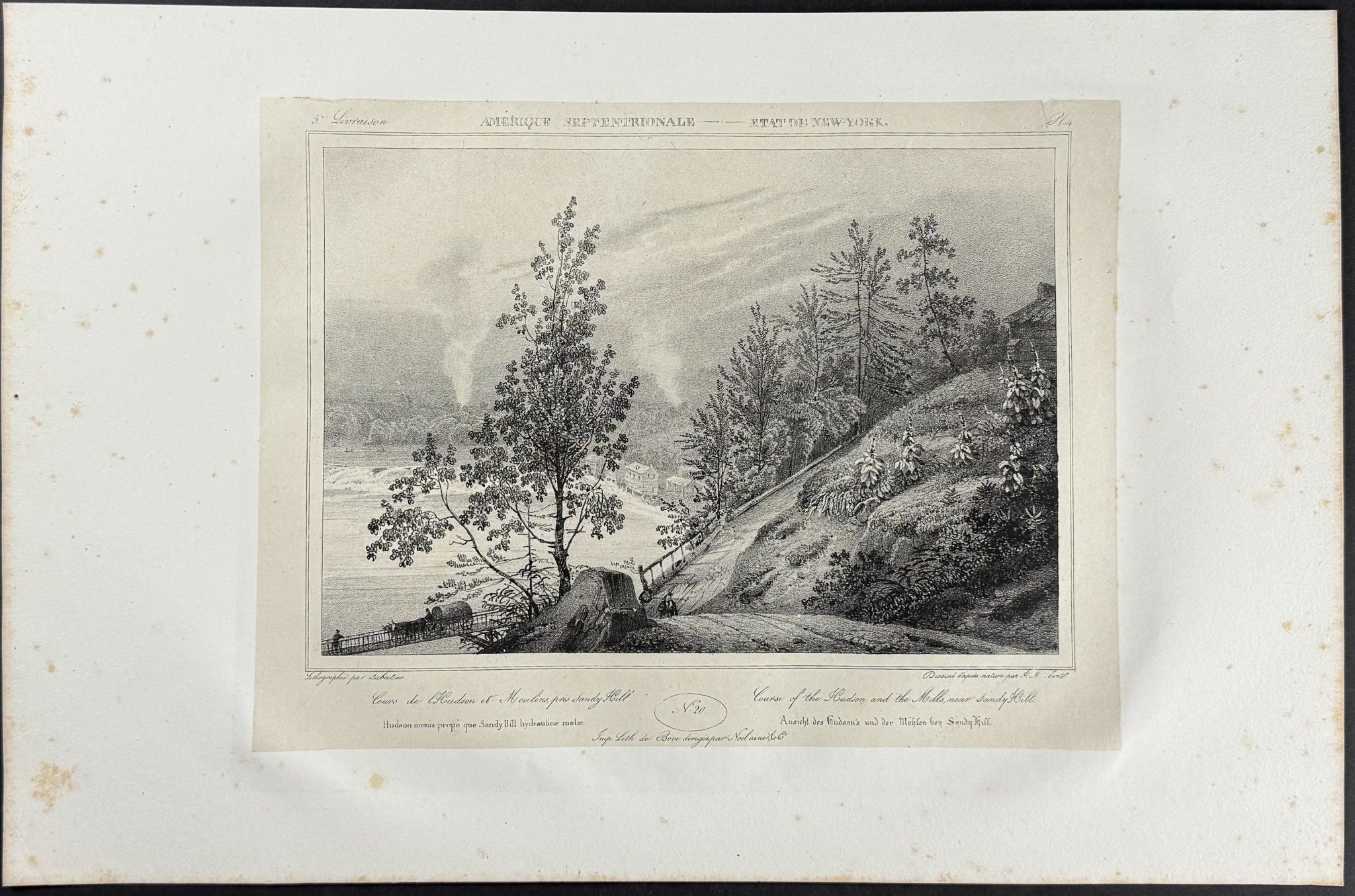 Course of the Hudson, and the Mills, near Sandy Hill