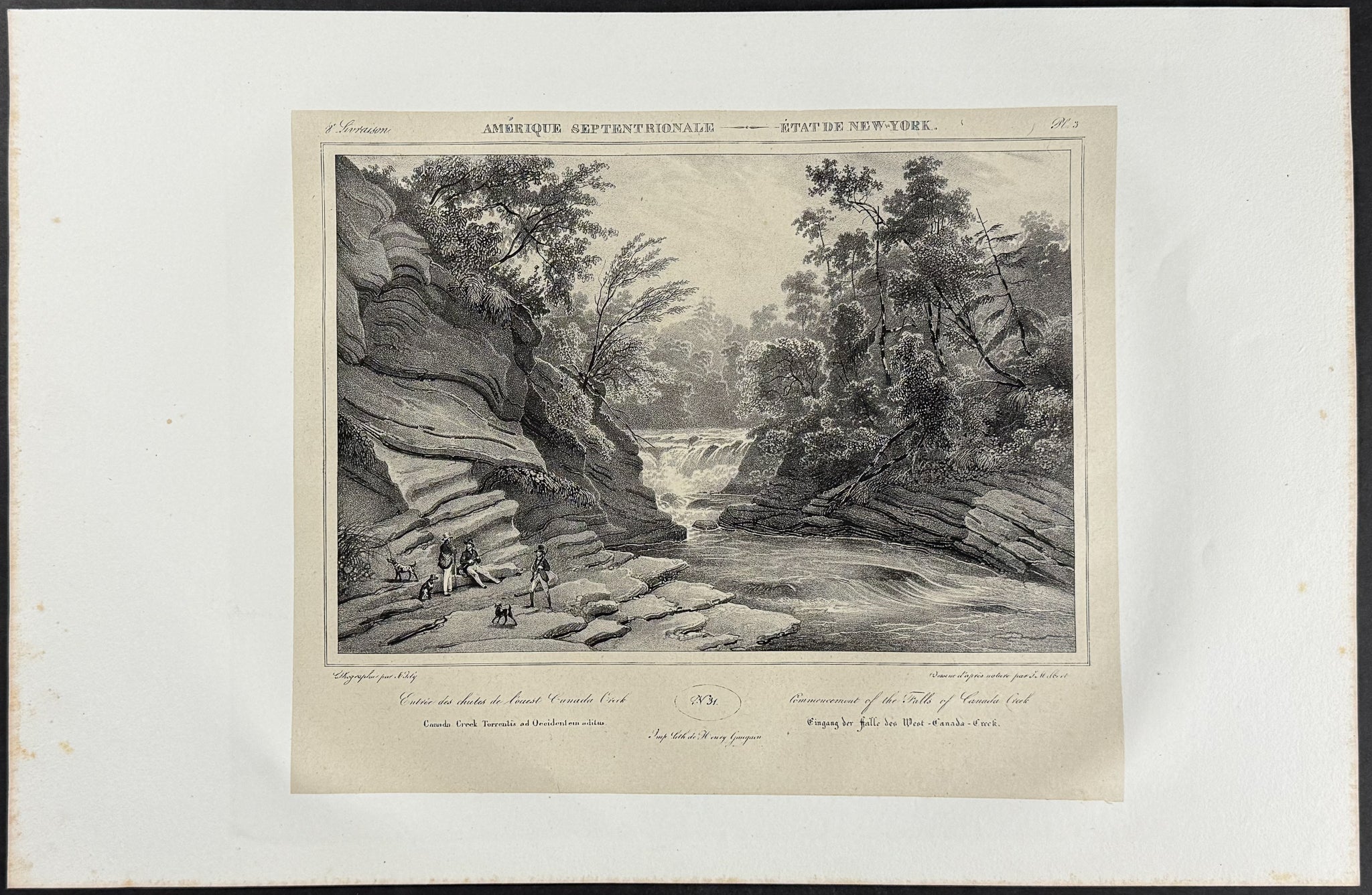 Commencement of the Falls of Canada Creek