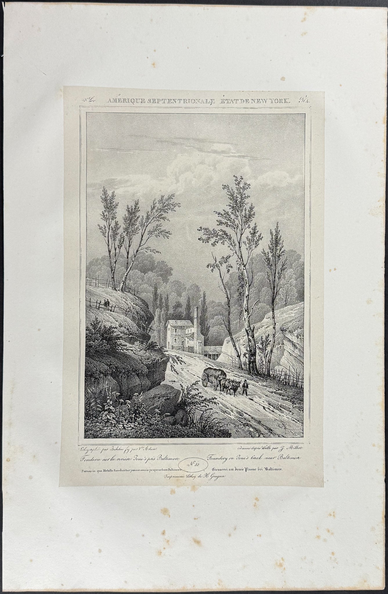 Foundery on Tone's Creek near Baltimore (Maryland)