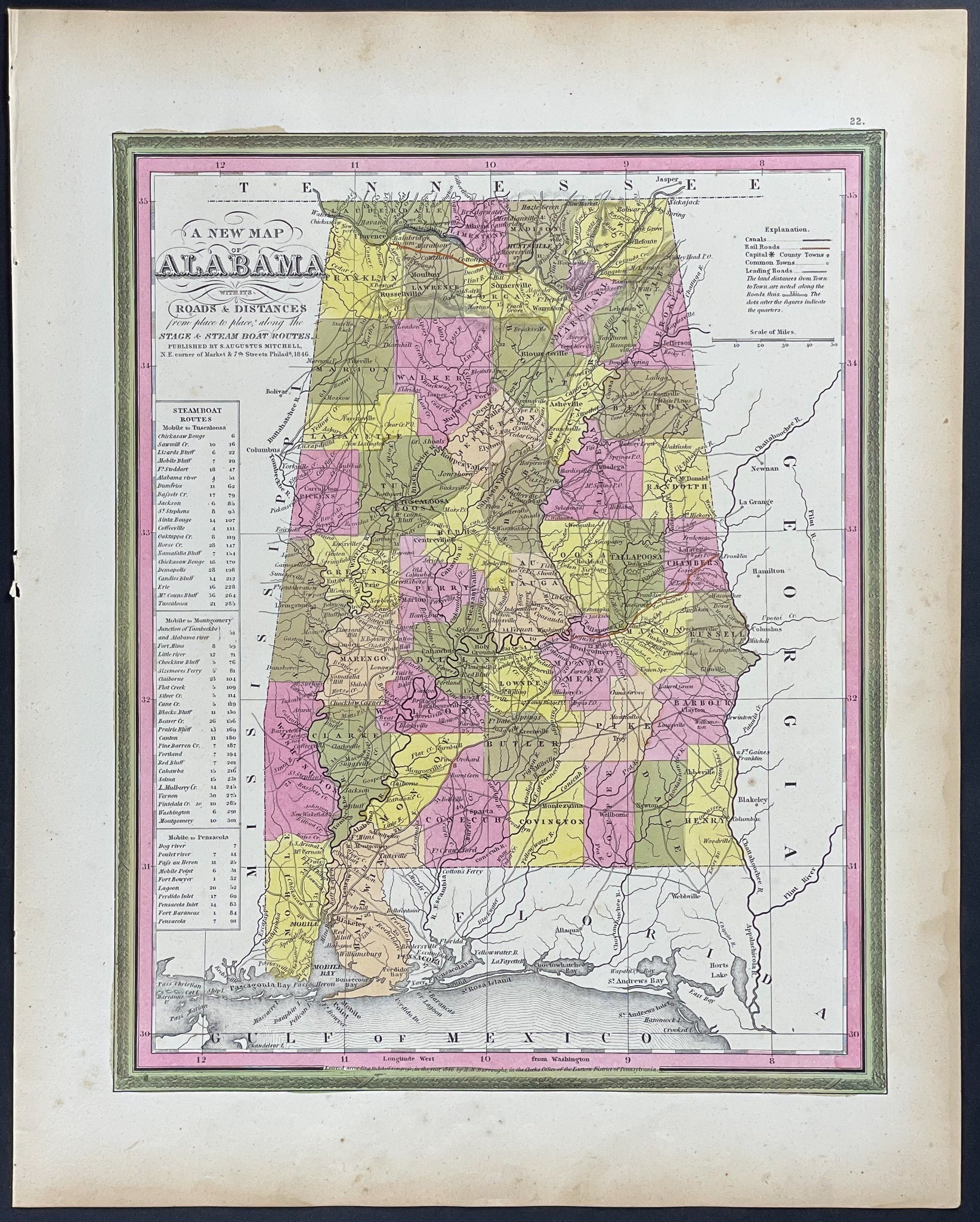 Map of Alabama