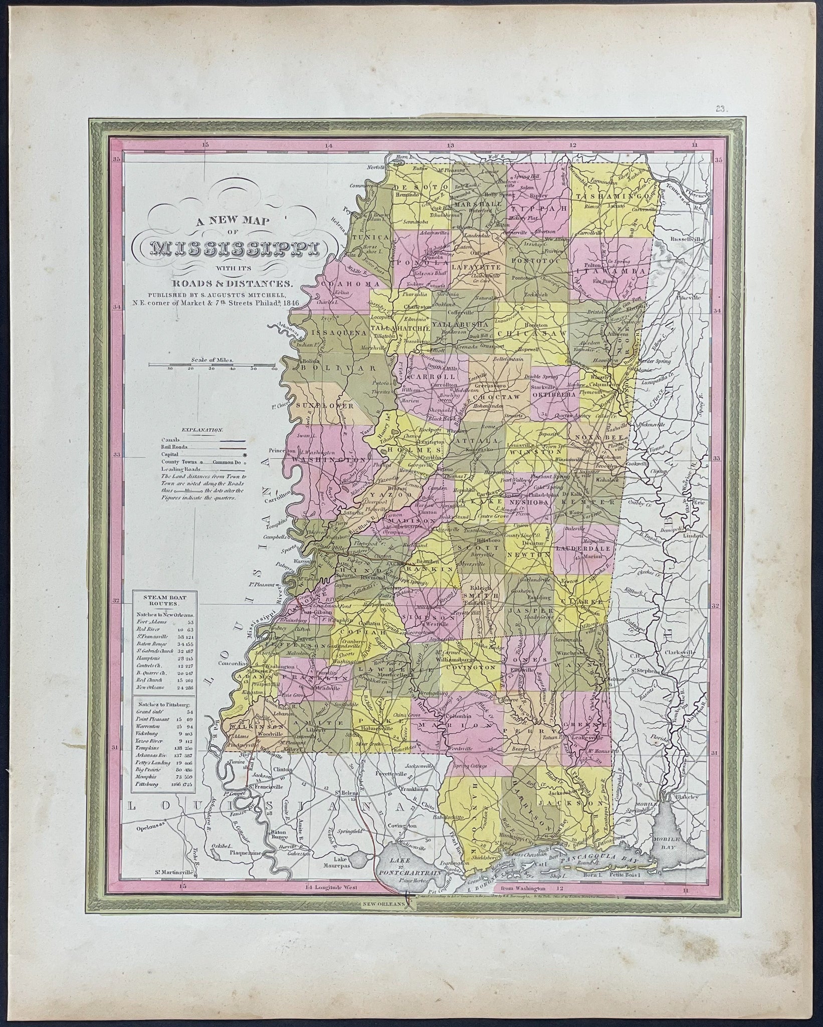 Map of Mississippi