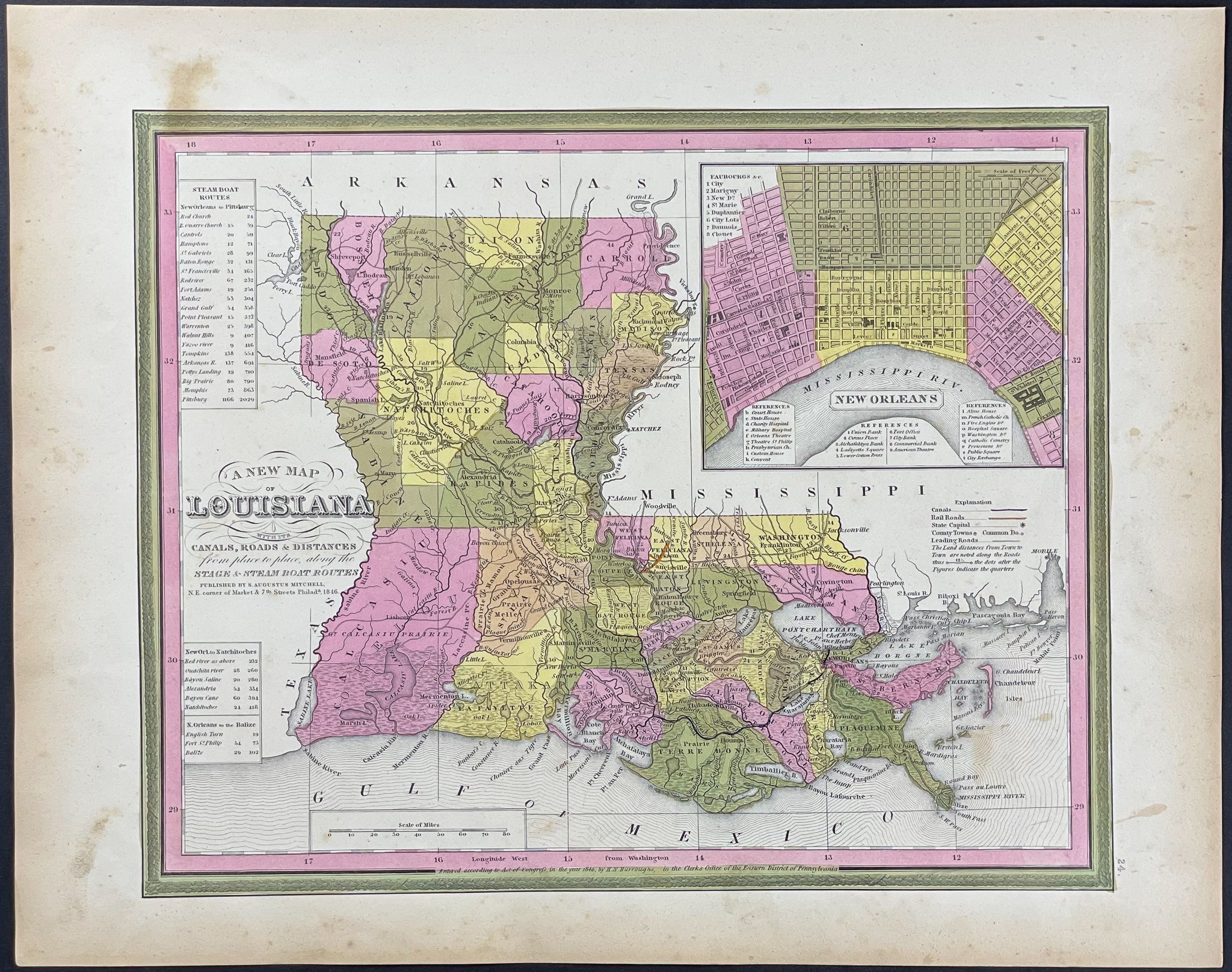 Map of Louisiana