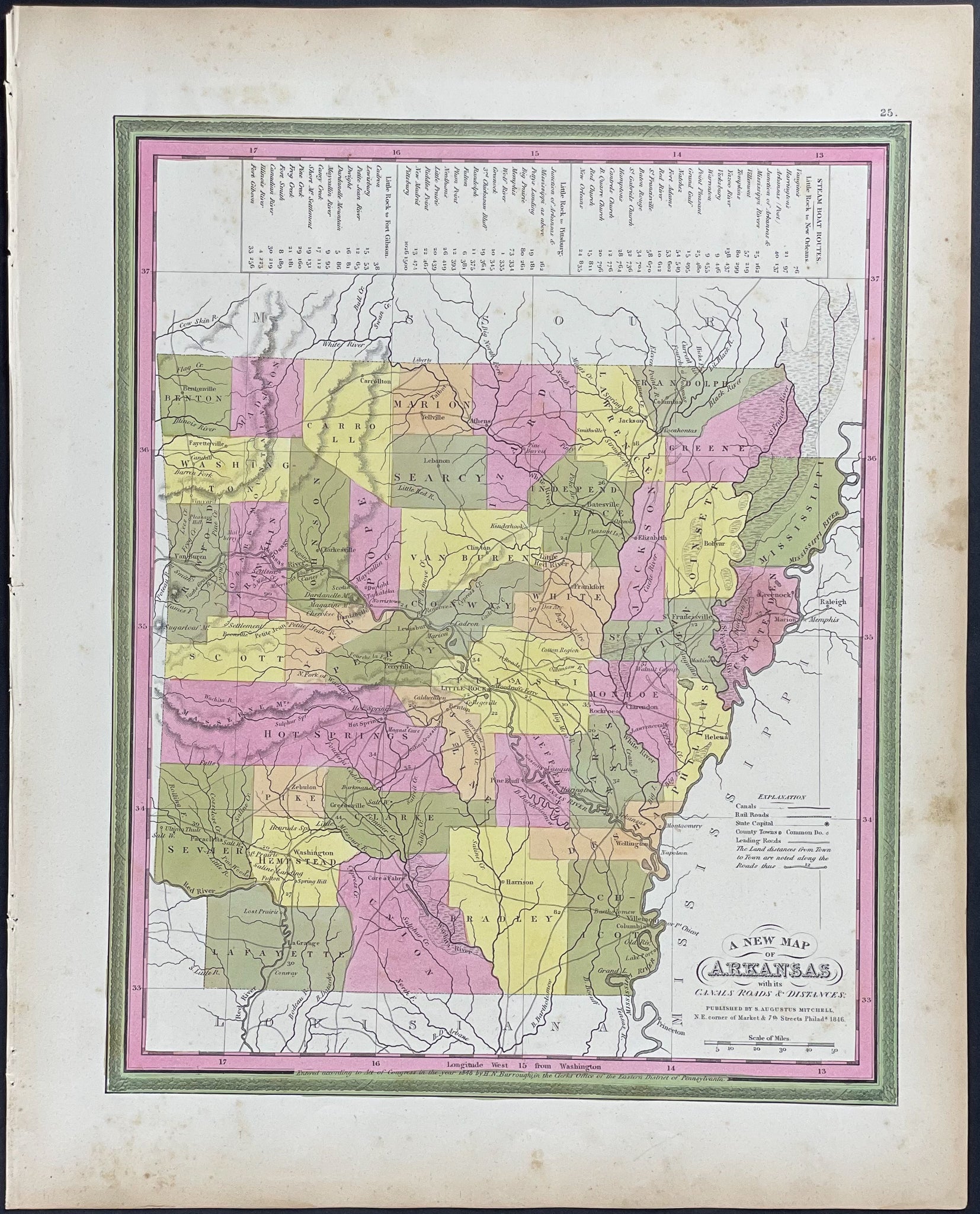 Map of Arkansas