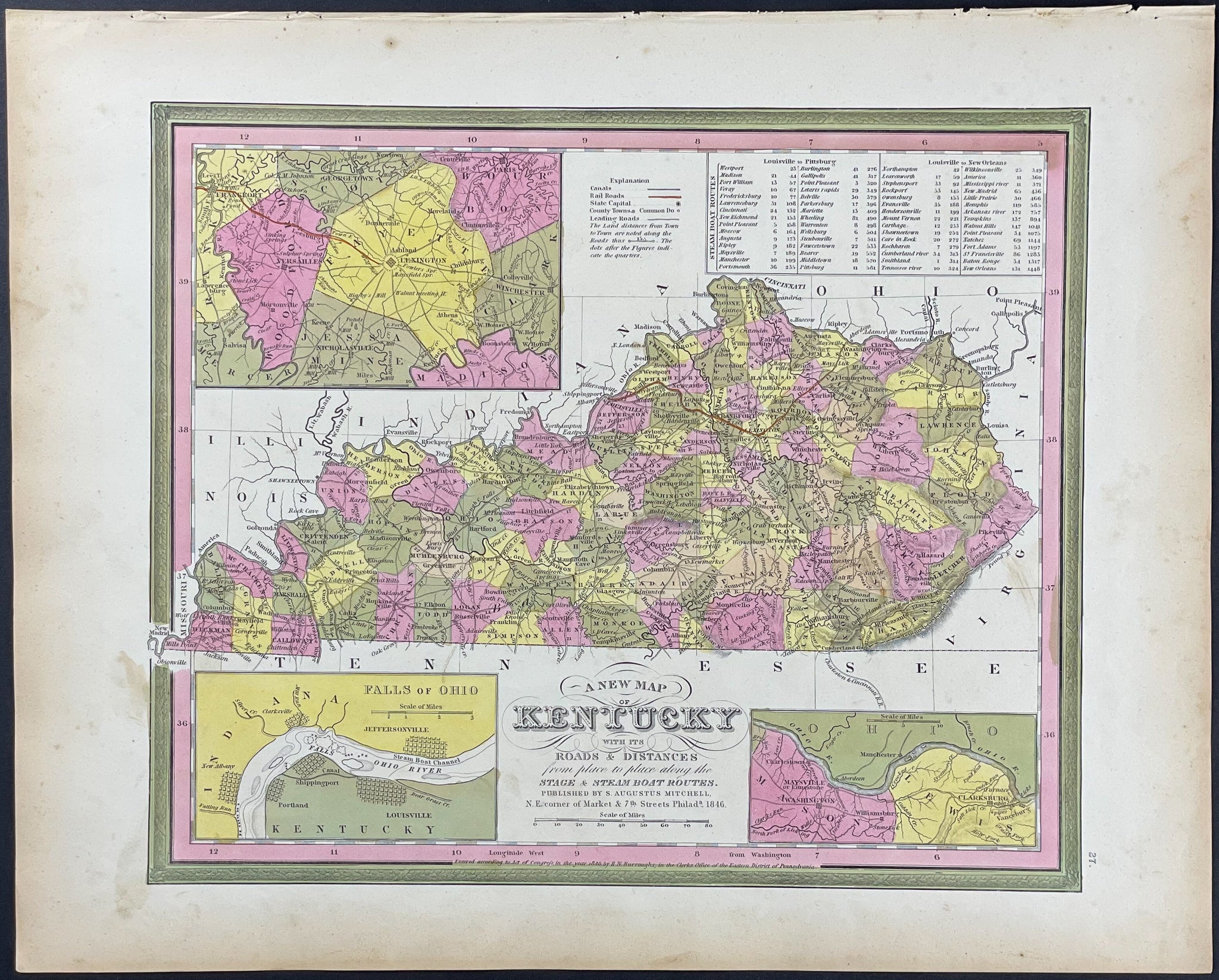 Map of Kentucky