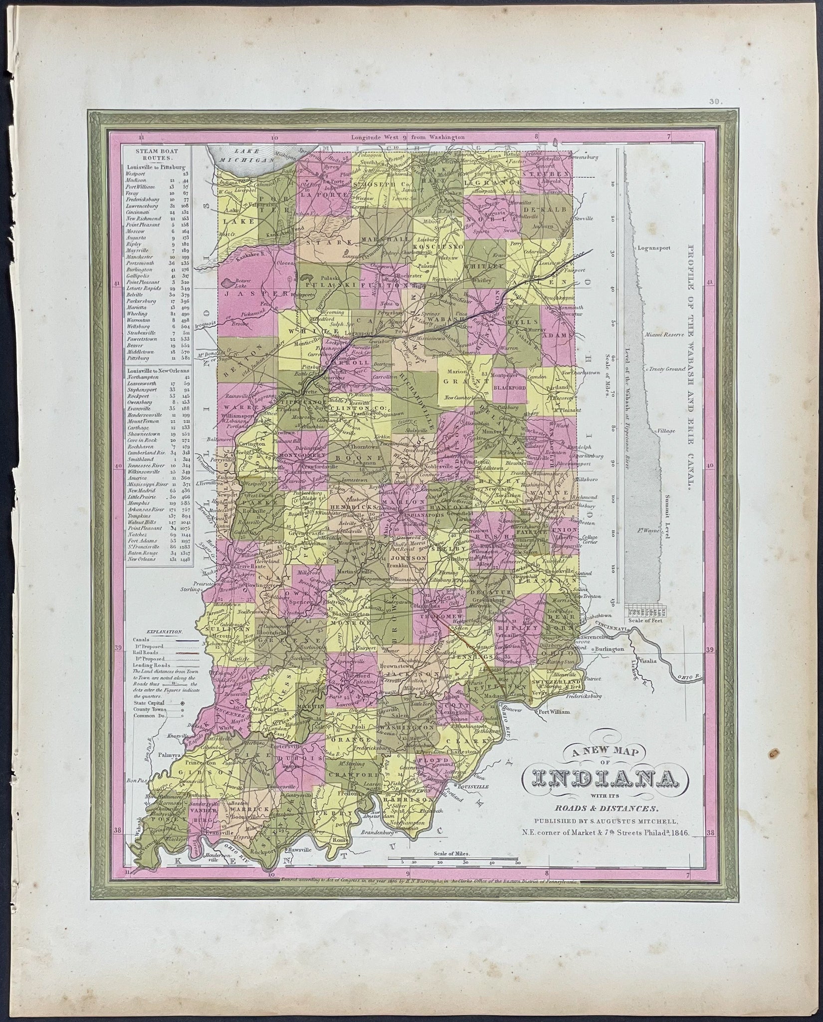 Map of Indiana