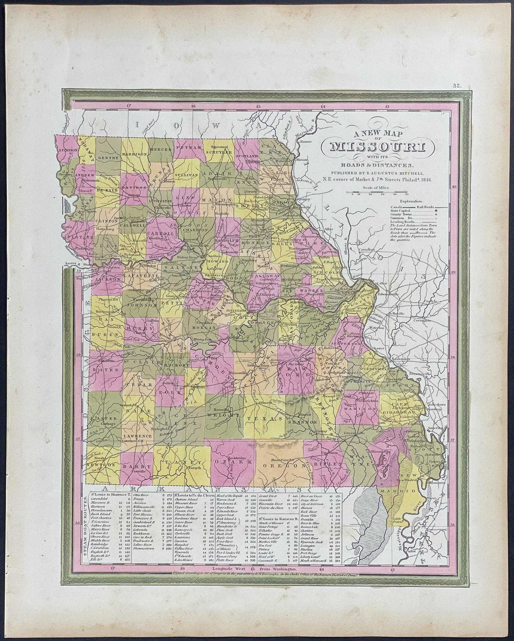 Map of Missouri