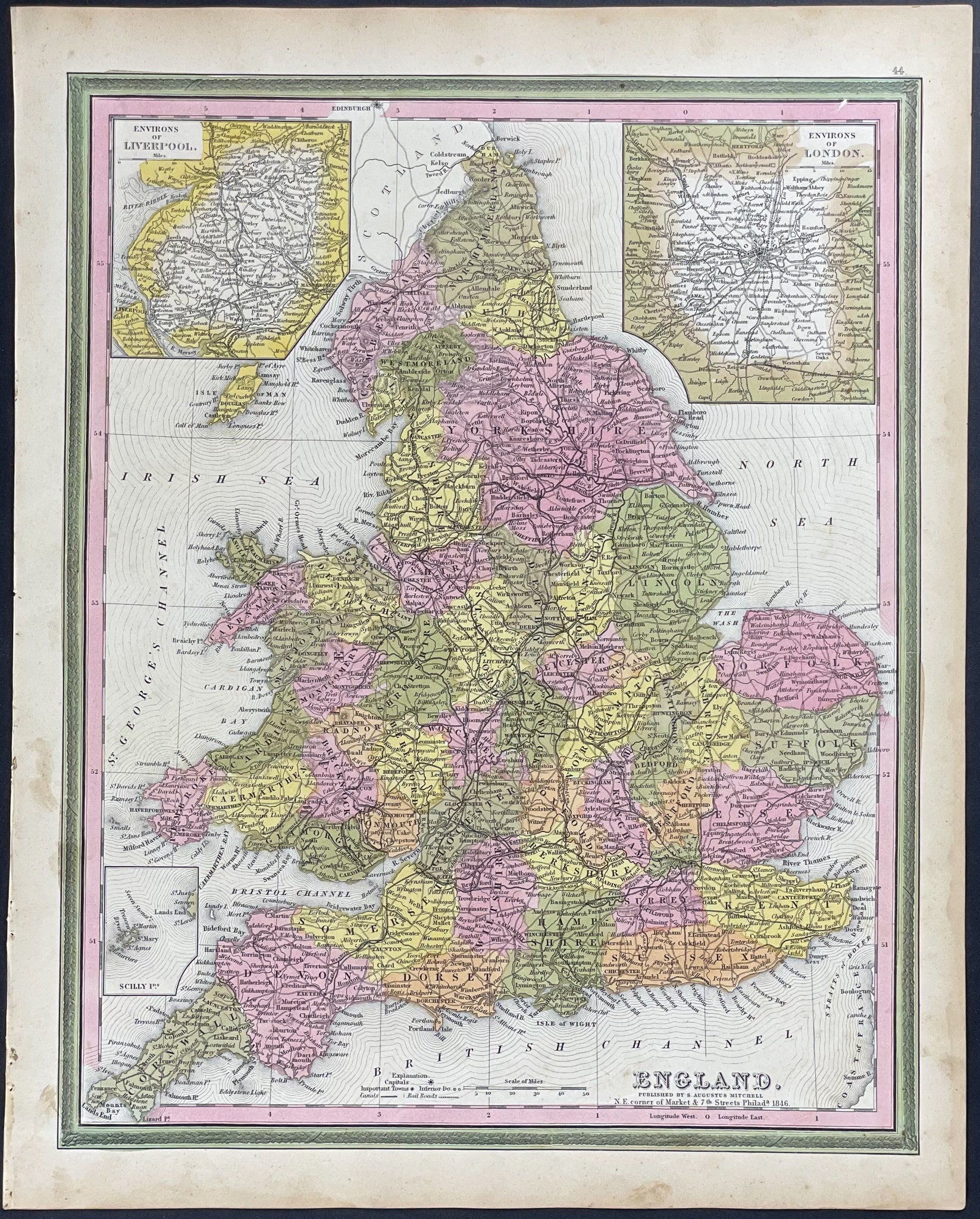Map of England