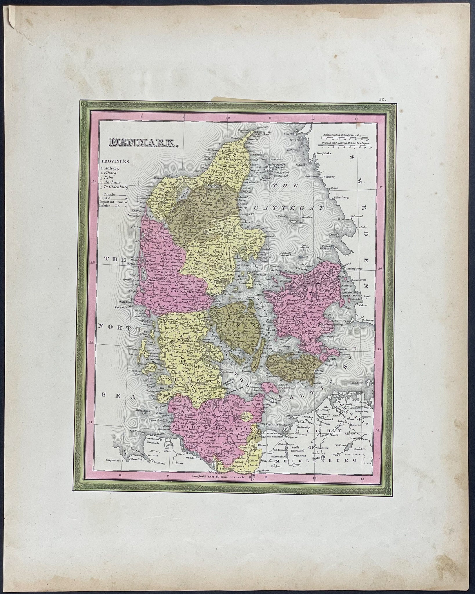 Map of Denmark