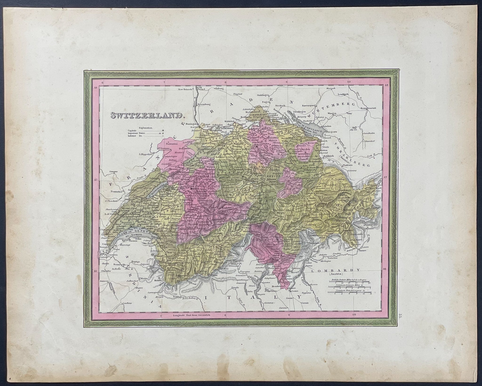 Map of Switzerland