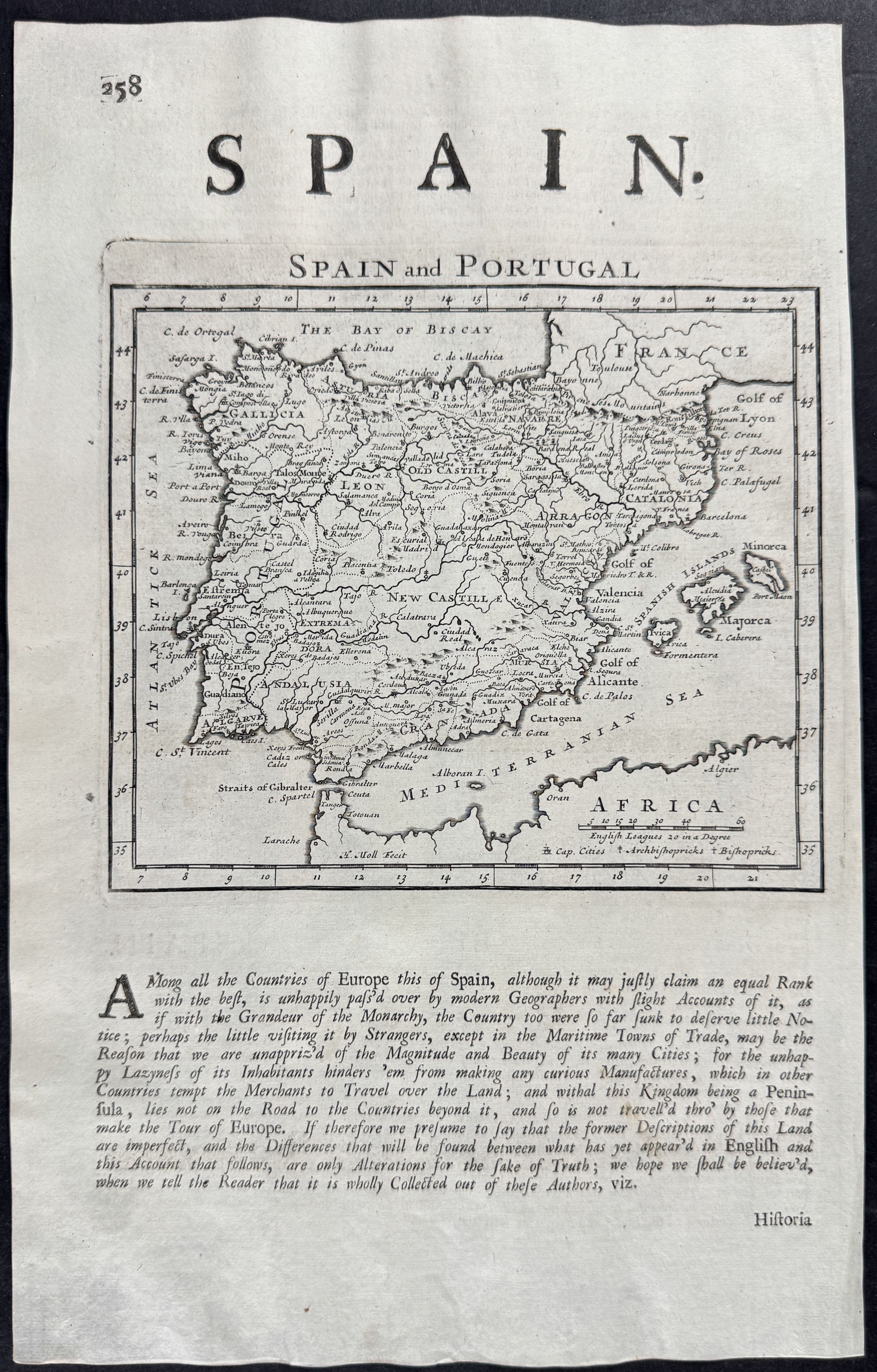 Map of Spain & Portugal