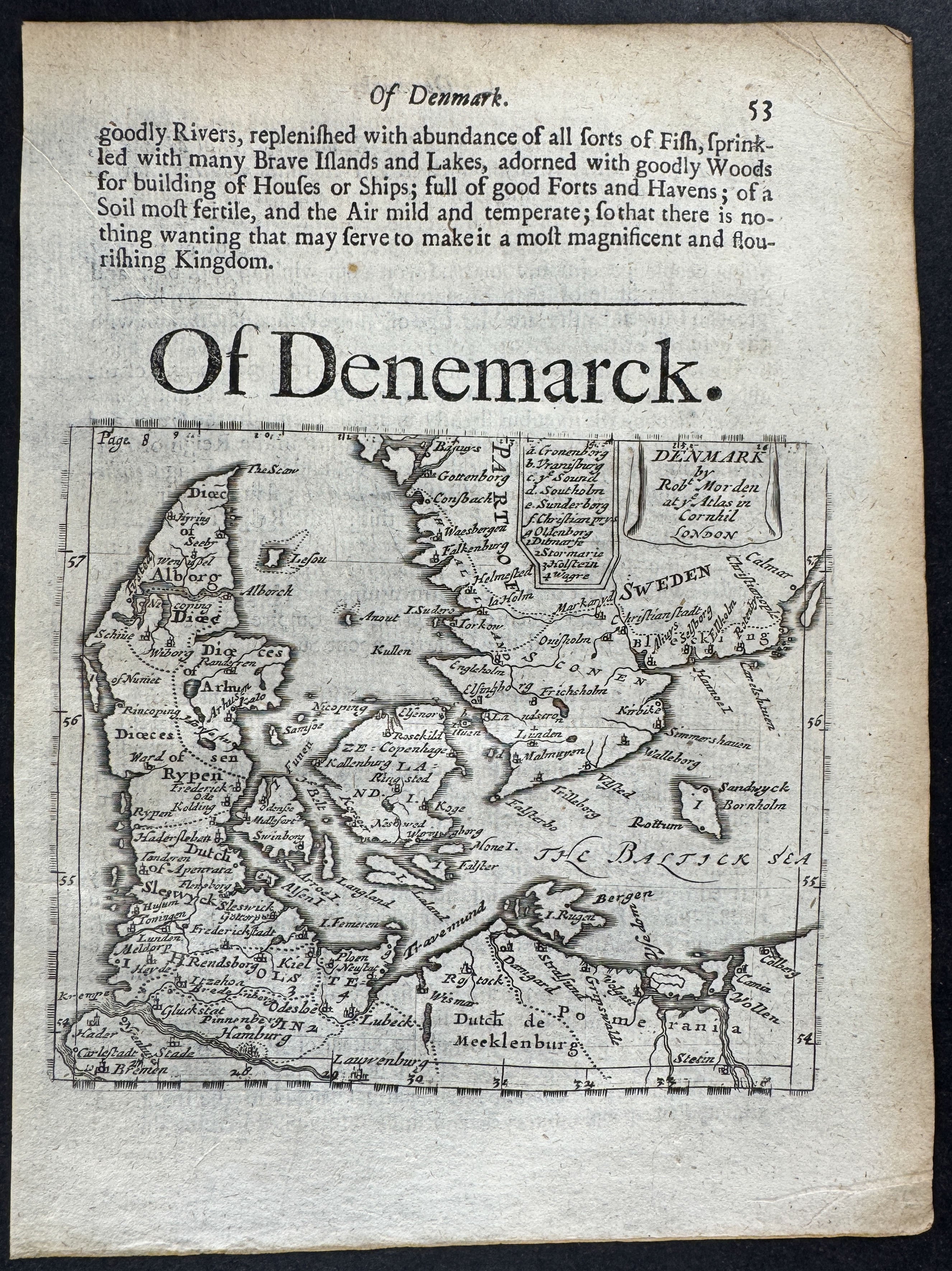 Map of Denmark